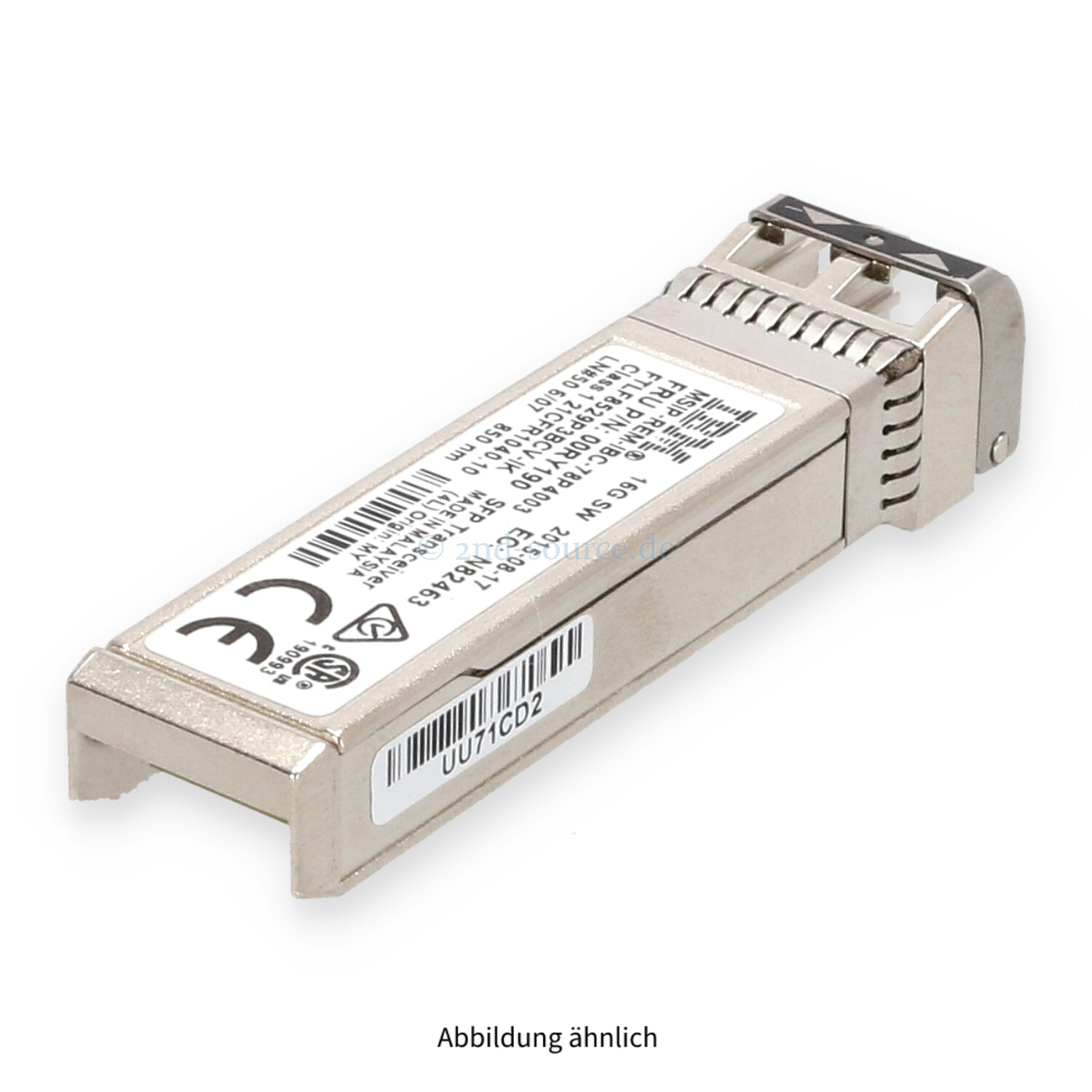 IBM 16G Short Wave FC SFP+ Transceiver 00RY190 AFBR-57F5MZ-IBY IBM 16G Short Wave FC SFP+ Transceiver 00RY190 AFBR-57F5MZ-IBY