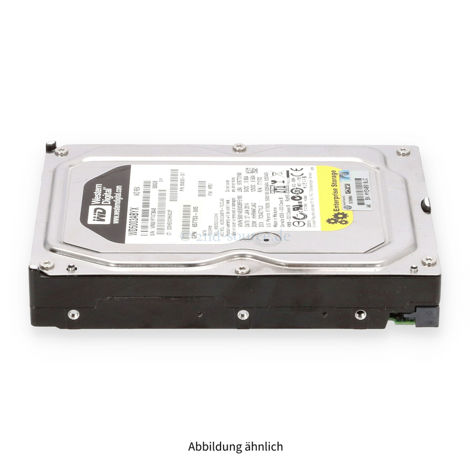 HPE 500GB 7.2k SATA 3G LFF HDD 658083-001