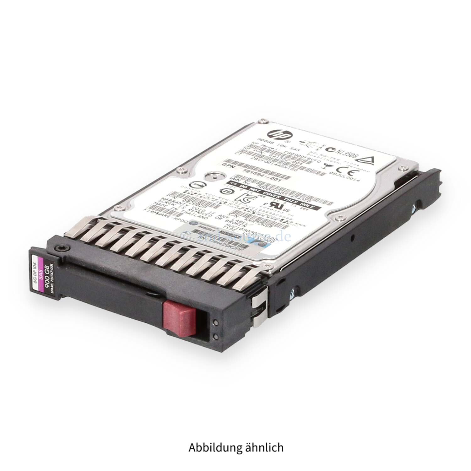 HPE 900GB 10k SAS 6G SFF HotPlug HDD D2700 721692-B21 721747-001