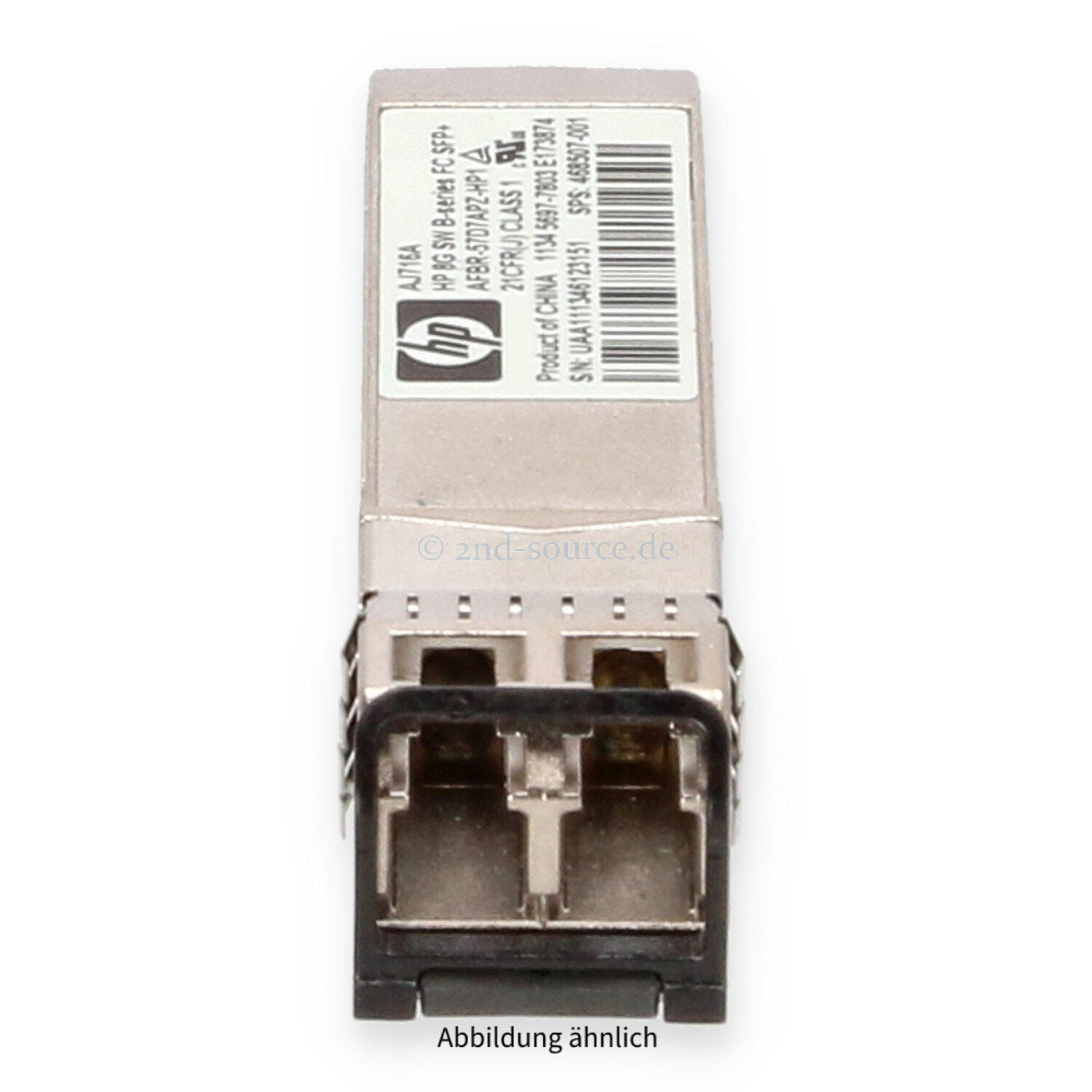 HPE 8GB Shortwave FC SFP+ Transceiver Module AJ716A 468507-001 HPE 8GB Shortwave FC SFP+ Transceiver Module AJ716A 468507-001