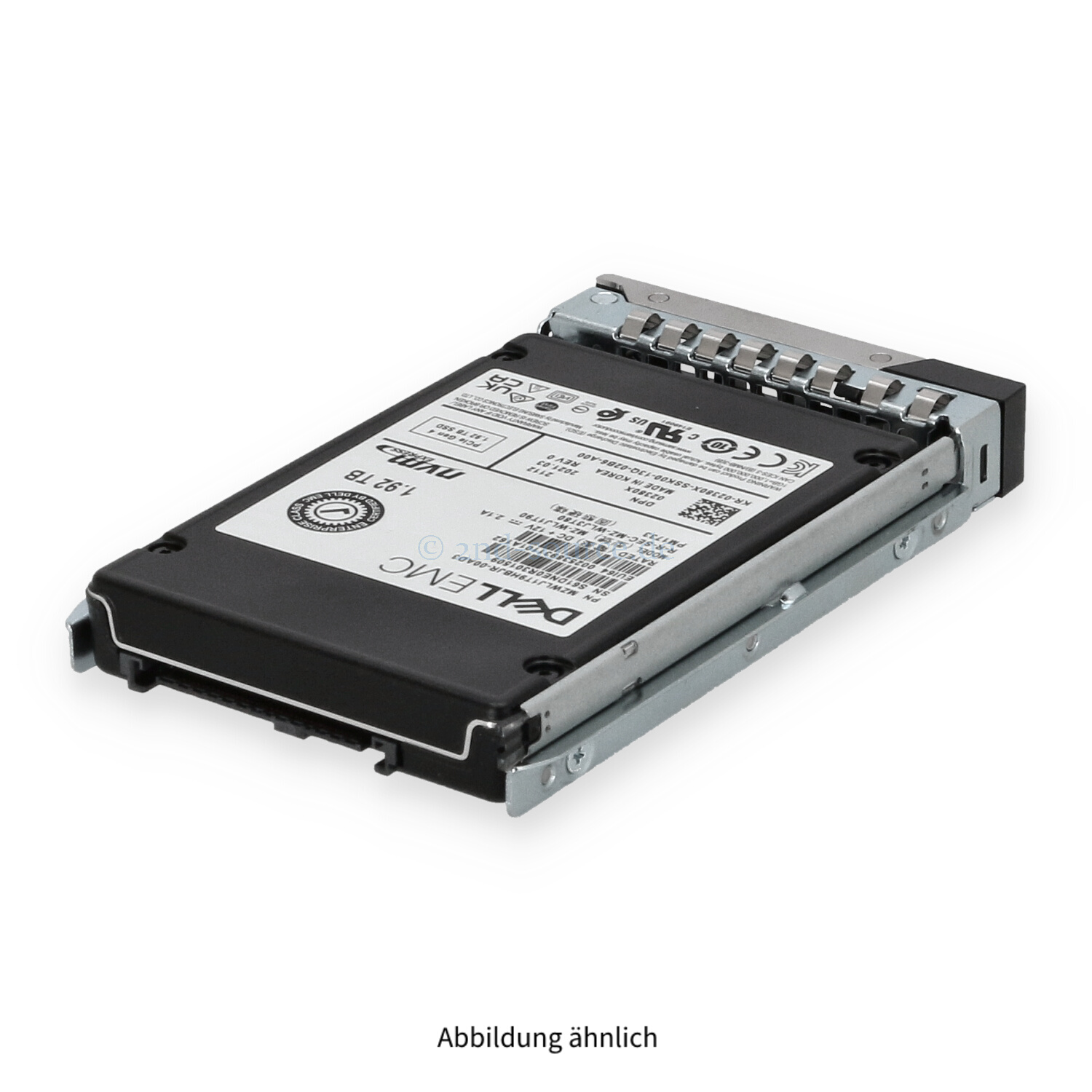 Dell 1.92TB NVMe PCIe x4 U.2 SFF HotPlug SSD 2380X 02380X