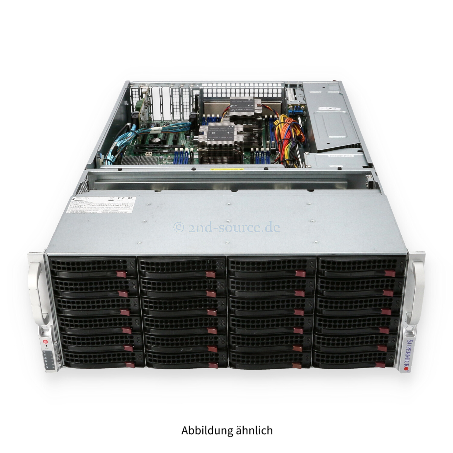 Supermicro SuperStorage 6049P-E1CR36L 36xLFF 2xSFF 2P Silver 4114 2.20GHz 10C 128GB 216TB 2x 1200W Supermicro SuperStorage 6049P-E1CR36L 36xLFF 2xSFF 2P Silver 4114 2.20GHz 10C 128GB 216TB 2x 1200W