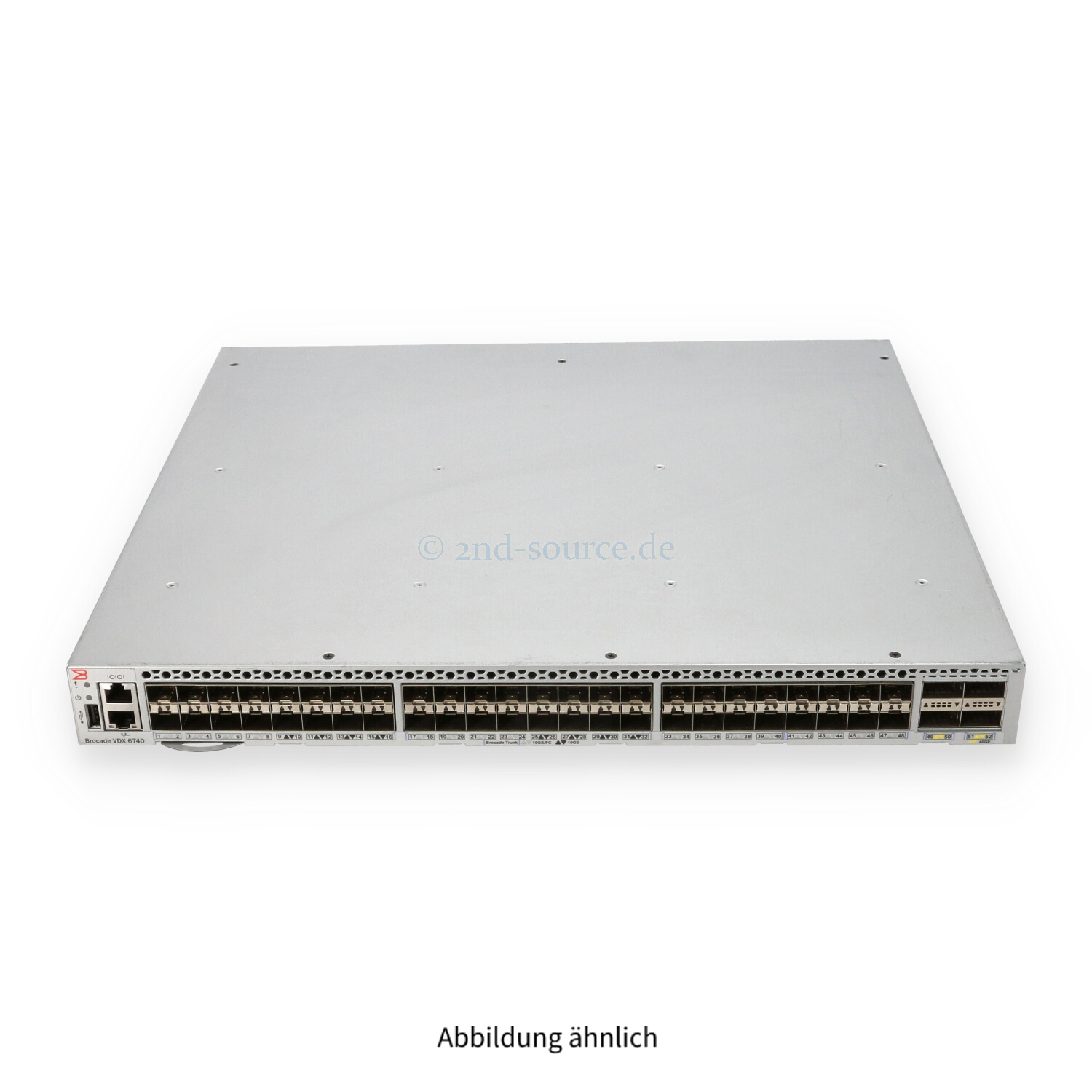 Brocade VDX 6740 48x SFP+ 24 Ports Active Back to Front Airflow AC Switch BR-VDX6740-24-R