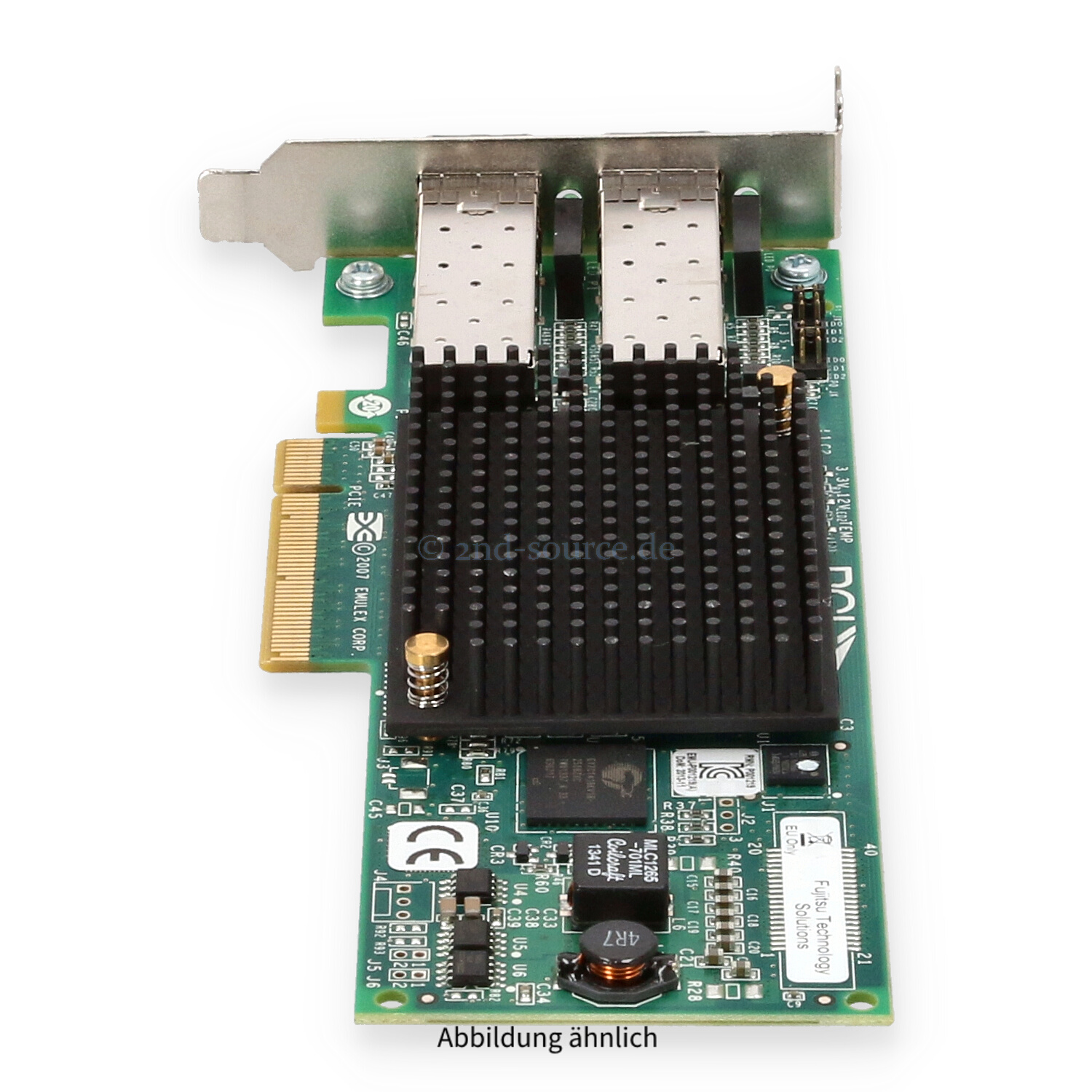 Fujitsu LPe12002 2x 8GB SFP Fibre Channel PCIe HBA Low Profile S26361-F3961-E202 P002181