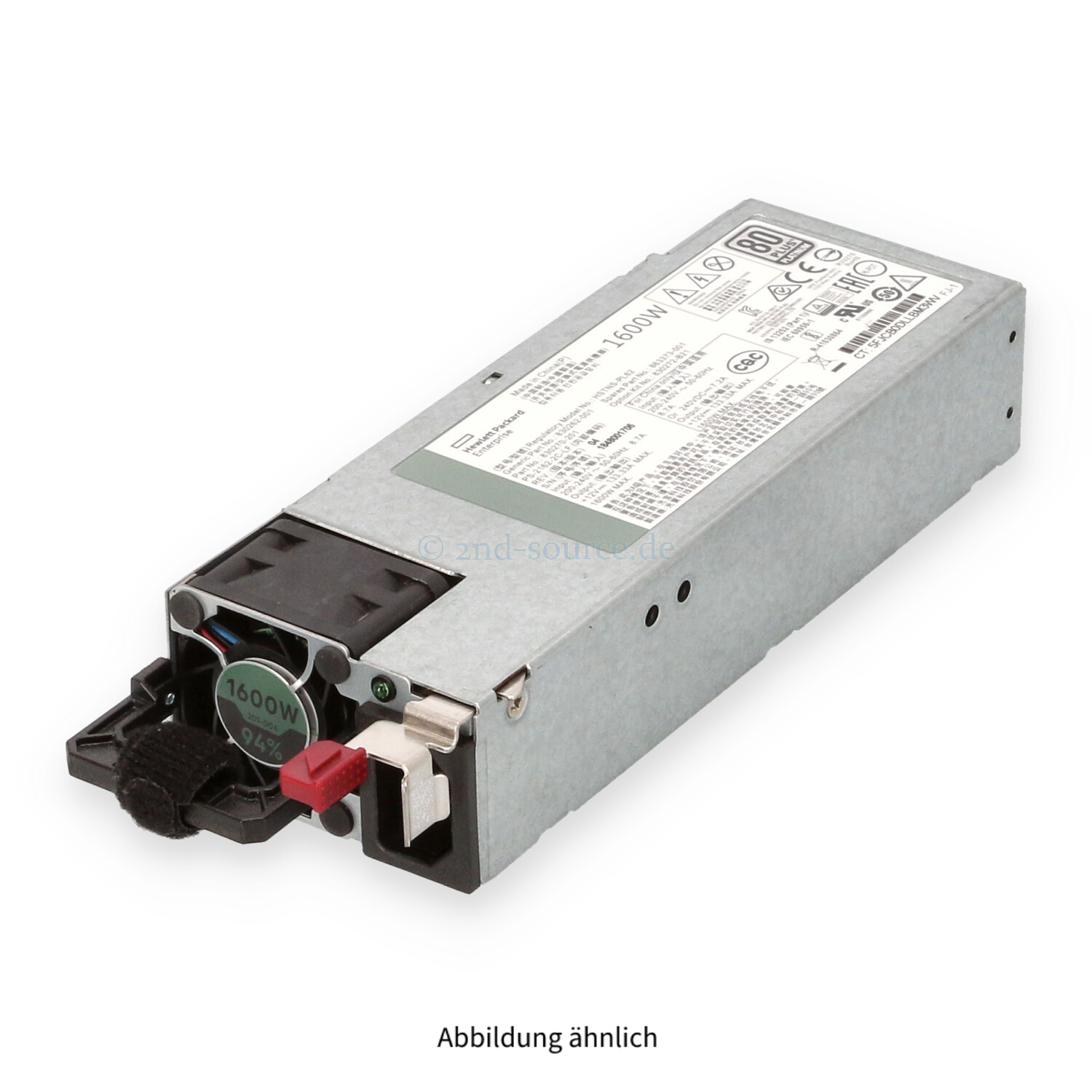 HPE 1600W HotPlug Power Supply G10 830272-B21 863373-001