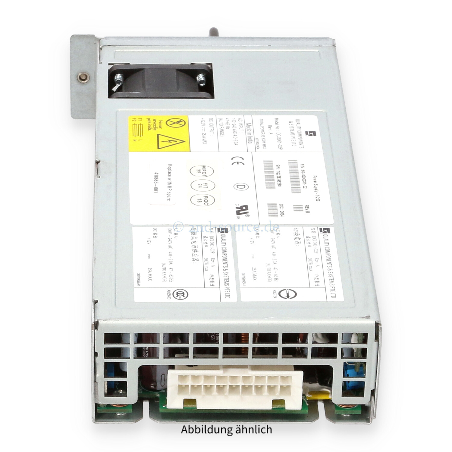 HPE Brocade 300W AC SAN Switch Power Supply 4/64 8/80 418665-001 60-0300031-02 HPE Brocade 300W AC SAN Switch Power Supply 4/64 8/80 418665-001 60-0300031-02