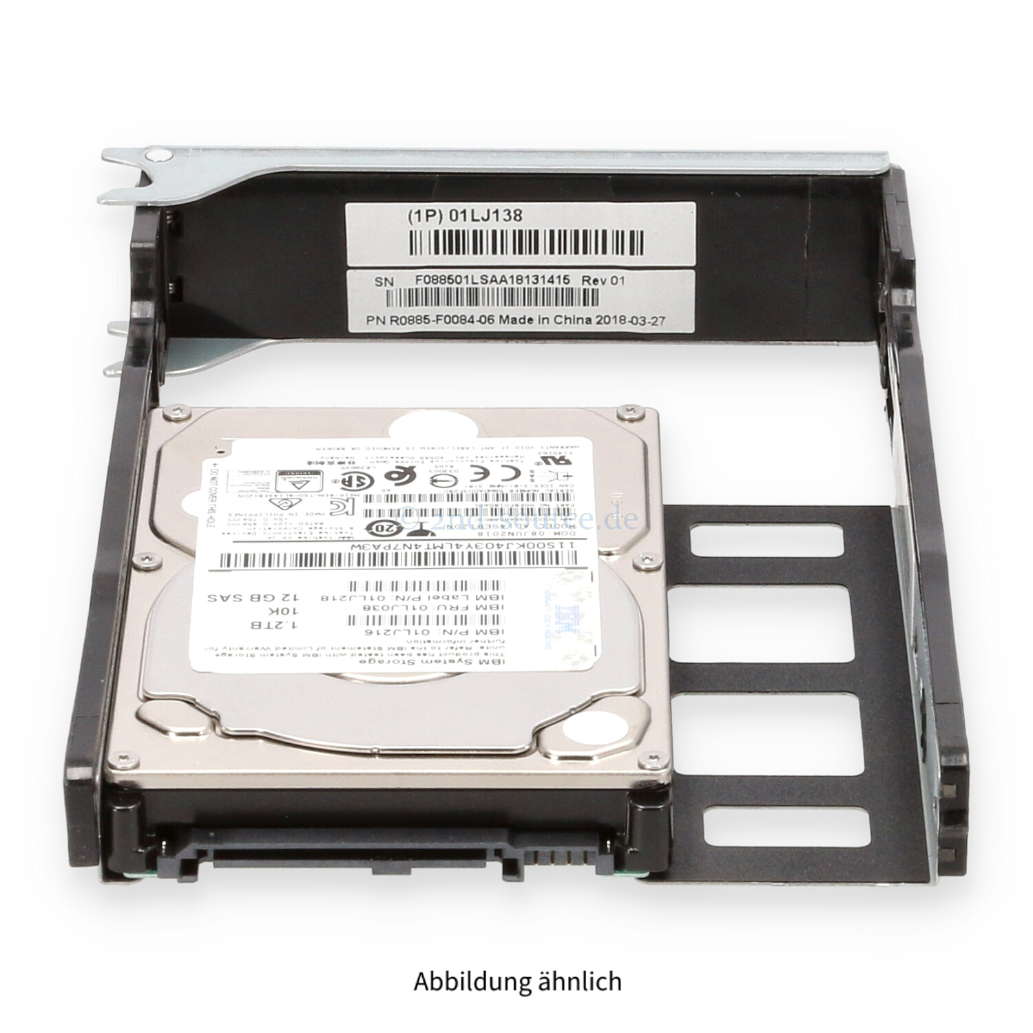 IBM 1.2TB 10k SAS 12G LFF HotPlug HDD 01LJ038
