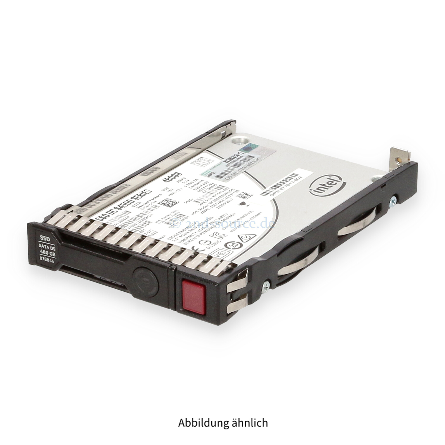 HPE 480GB SATA 6G SFF Read Intensive SC HotPlug SSD 877746-B21 878846-001