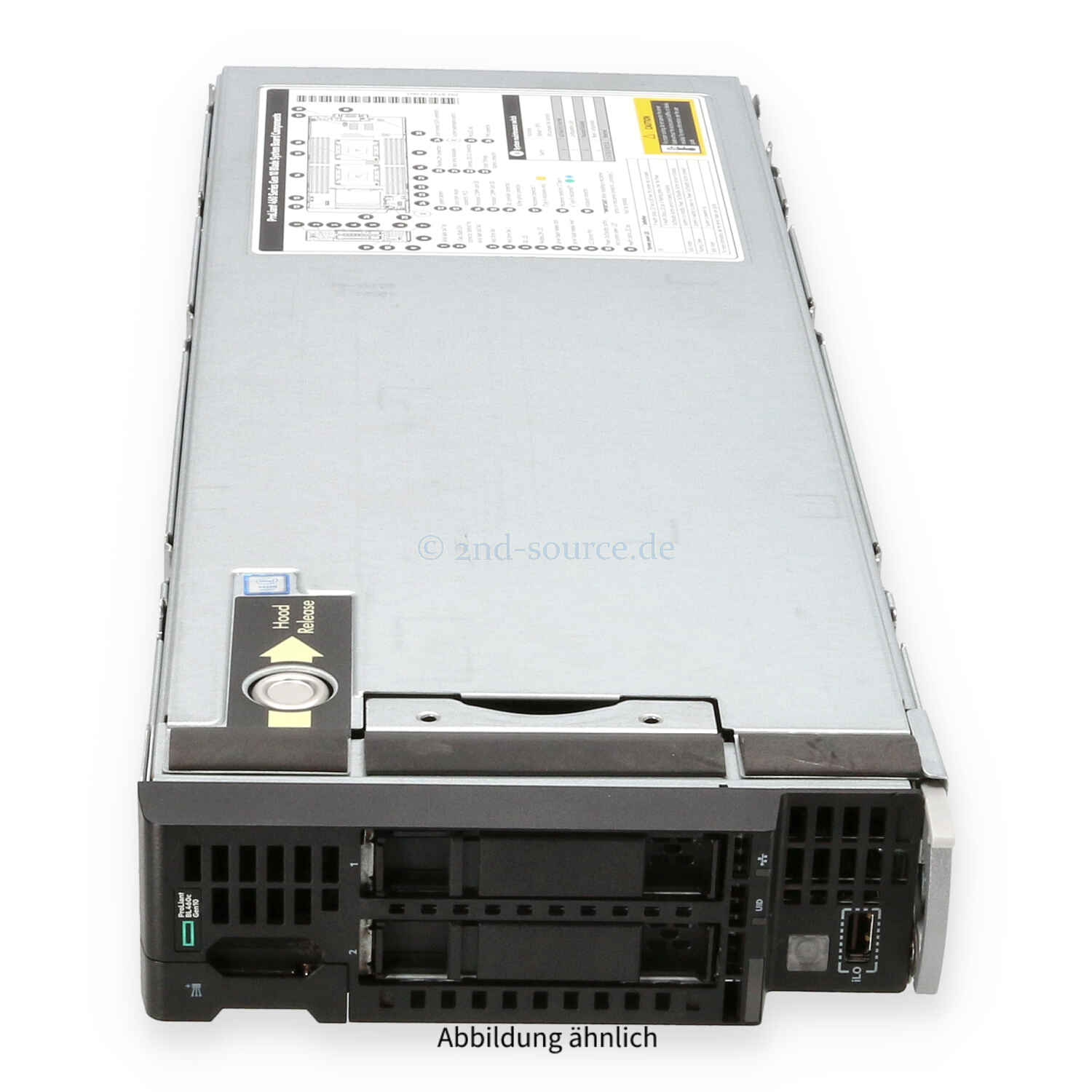 HPE BL460c G10 2xSFF 2P Gold 6138 2.00GHz 20C 256GB P204i-b 536FLB