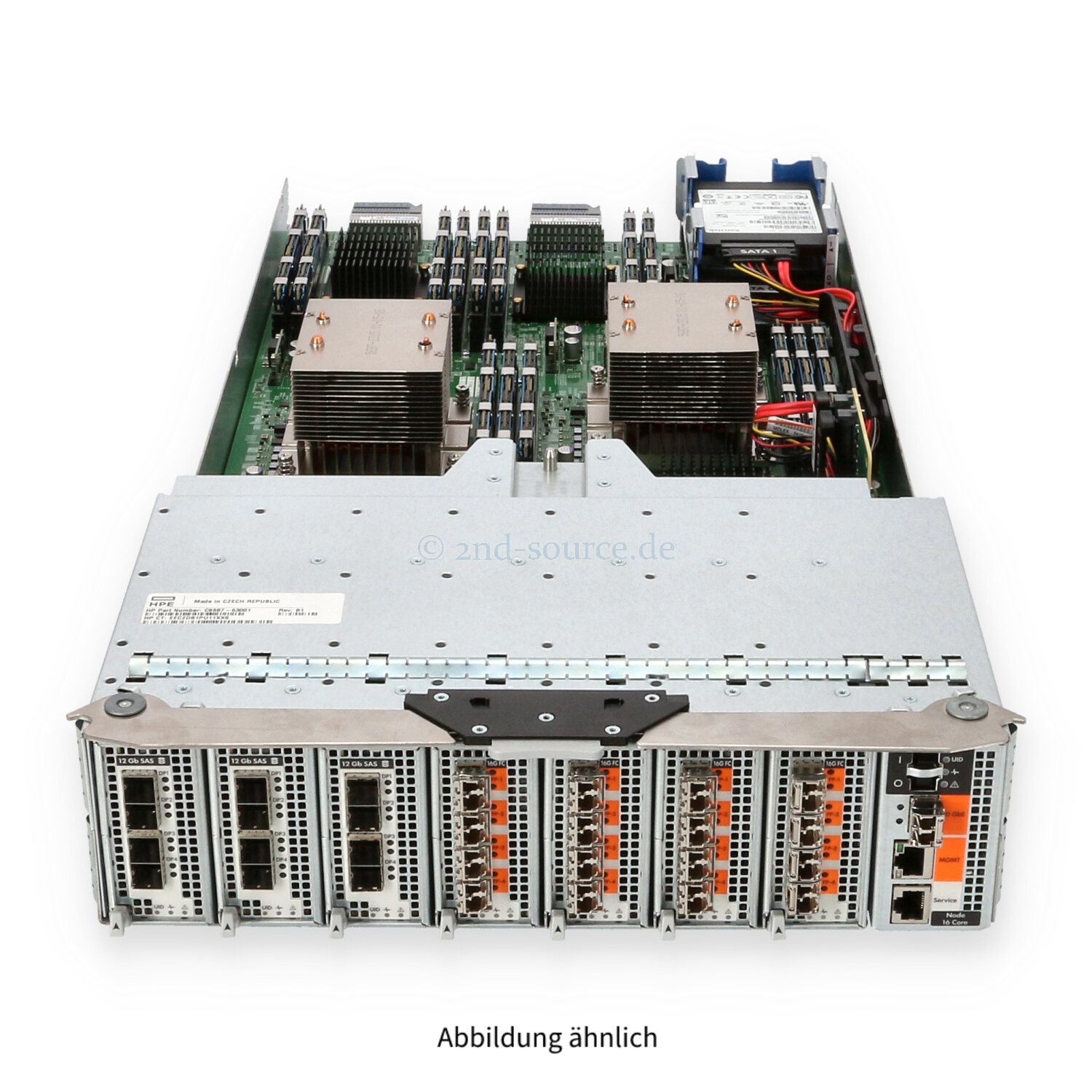 HPE 3PAR 2x2.50GHz 8C 192GB/256GB Controller Node 3xSAS 4x16G FC StoreServ 20850 C8S87A