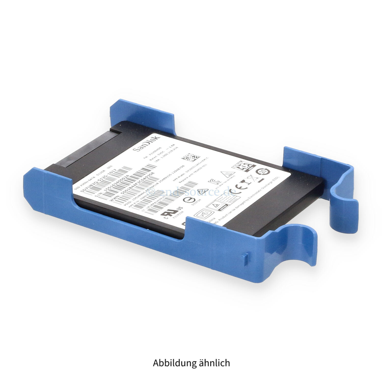 HPE 3PAR 512GB SATA 6G SFF Self Encrypting Node Drive StoreServ 20000 782409-001