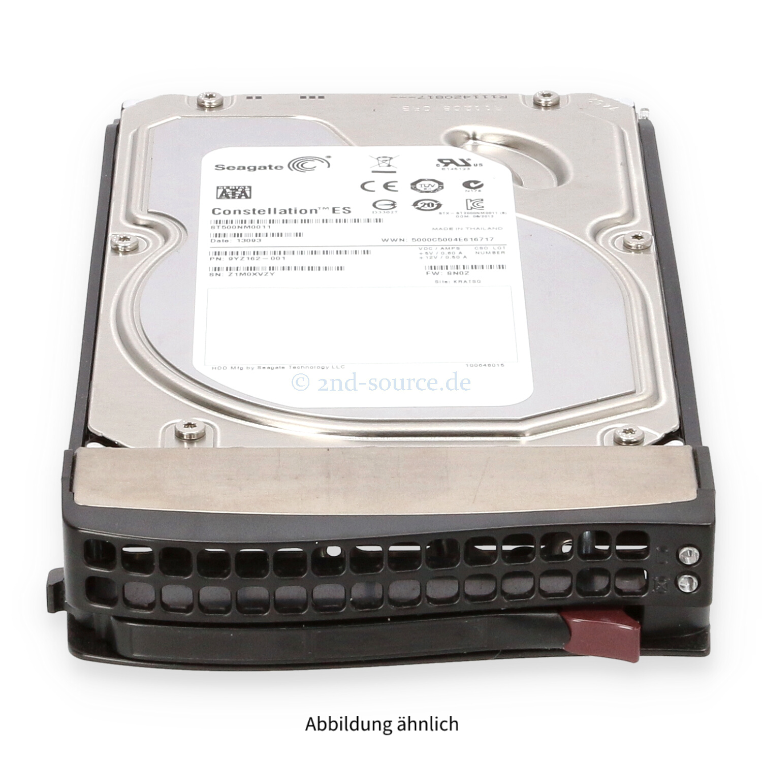 Supermicro 500GB 7.2k SATA 6G LFF HotPlug HDD HDD-T0500-ST500NM0011