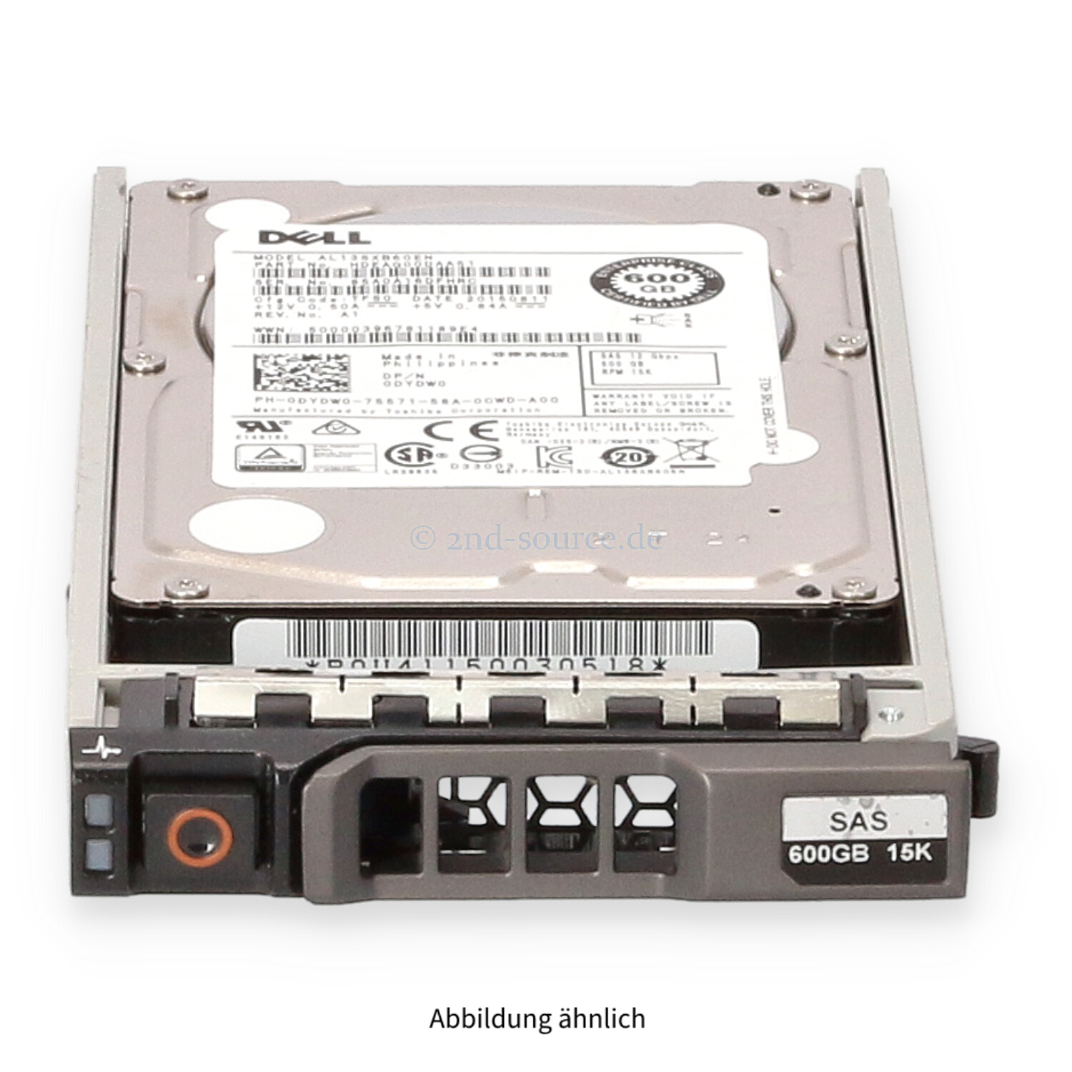 Dell 600GB 15k SAS 12G SFF HotPlug HDD DYDW0 0DYDW0
