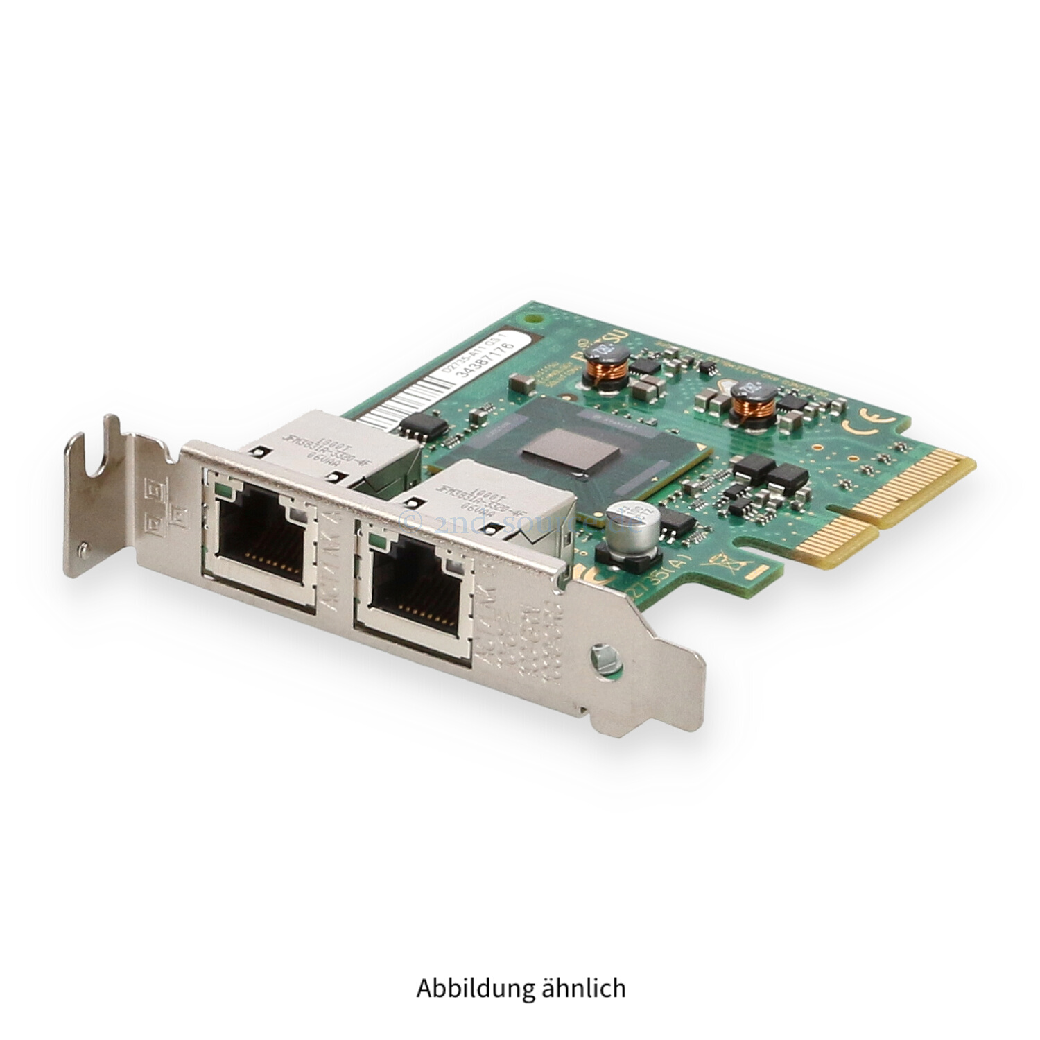 Fujitsu D2735-A12 2x1000Base-T PCIe Server Ethernet Adapter Low Profile S26361-D2735-A12