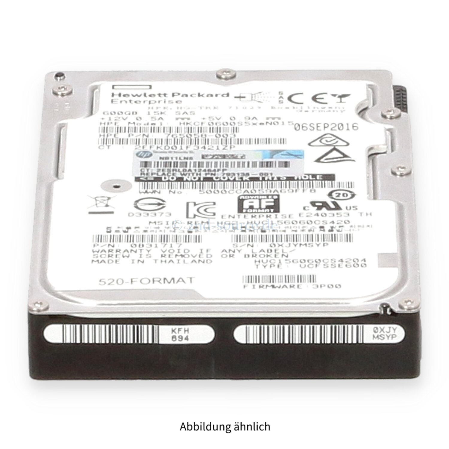 HPE 600GB 15k SAS 12G SFF HDD 793138-001 HUC156060CS4204