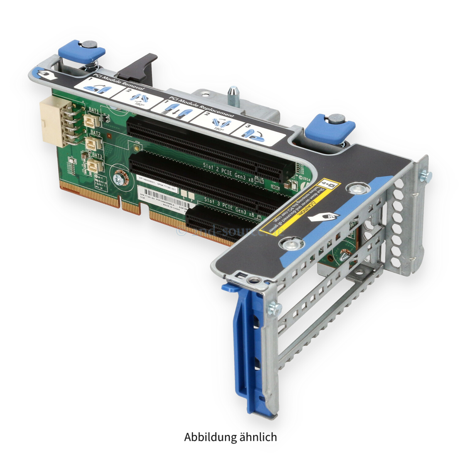 HPE 3-Slot PCI Express Riser Kit DL380 DL388 DL560 G9 777281-001 729804-001