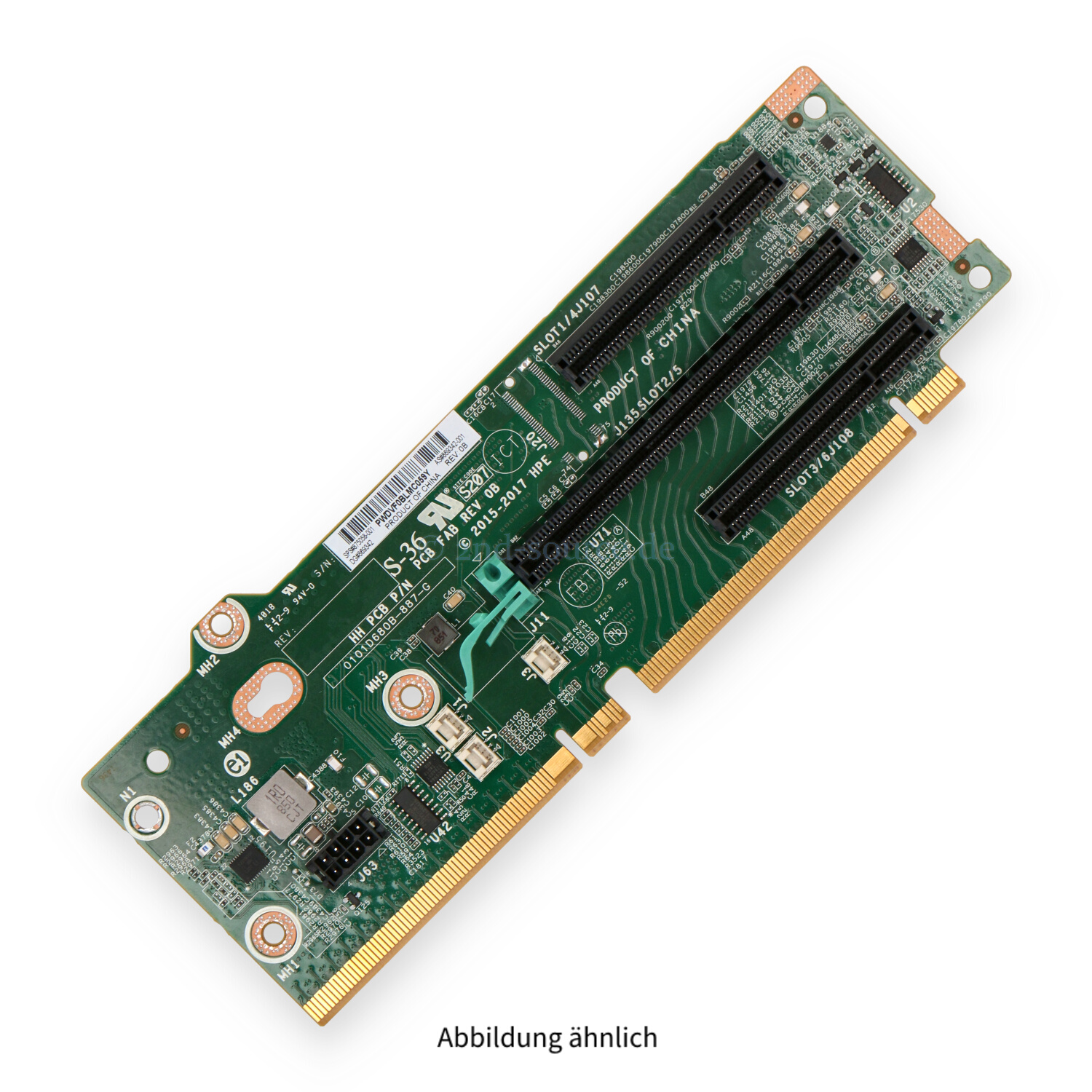 HPE Tertiary 1xPCIe x16 2xPCIe x8 Riser Board DL380 Gen10 875058-001 869342-001