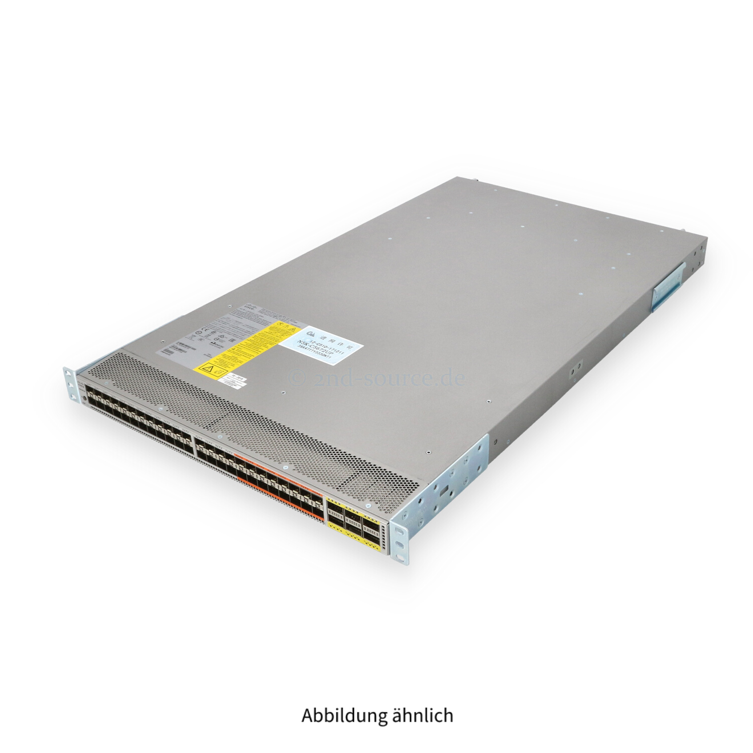 Cisco Nexus C5672UP 32x SFP+ 10GbE 16x Unified Ports SFP+ 6x QSFP+ 40GbE 3x F-t-B 2x 1100W Managed Switch N5K-C5672UP N6K-C6001-FAN-F NXA-PAC-1100W