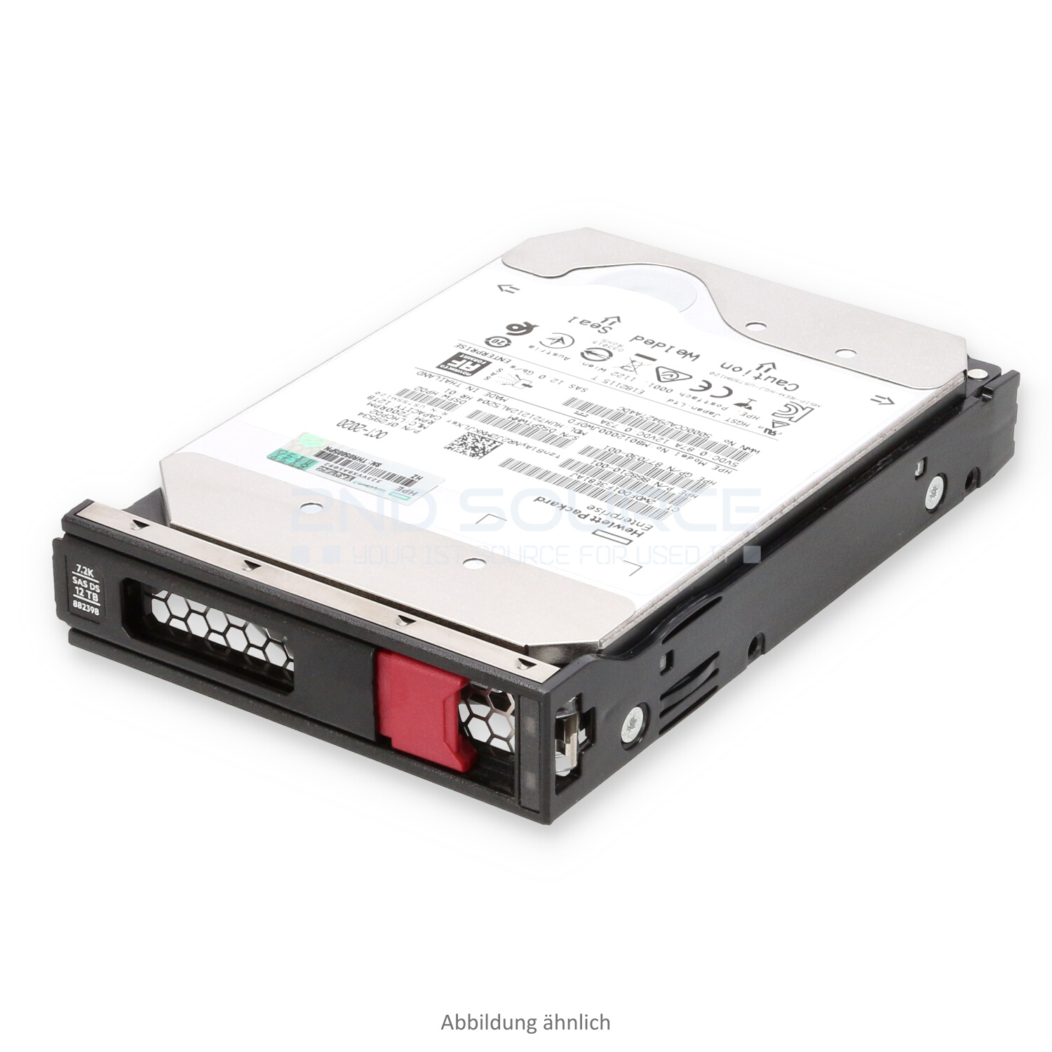 HPE 12TB 7.2k SAS 12G LFF Midline 512e HotPlug HDD 881781-B21 882398-001