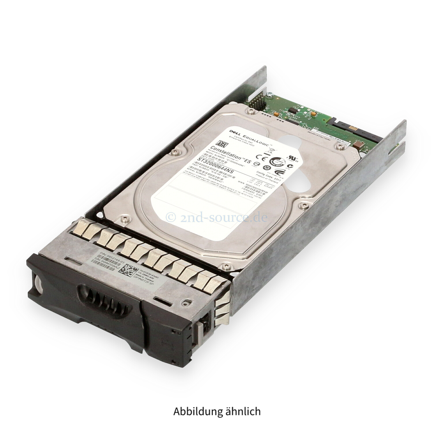 Dell EqualLogic 2TB 7.2k SATA 3G LFF HotPlug HDD T2F3P 0T2F3P ST32000644NS 0952149-03