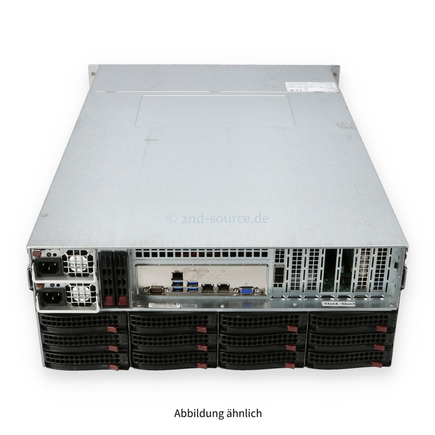 Supermicro SuperStorage 6049P-E1CR36L 36xLFF 2xSFF 2P Silver 4114 2.20GHz 10C 128GB 216TB 2x 1200W Supermicro SuperStorage 6049P-E1CR36L 36xLFF 2xSFF 2P Silver 4114 2.20GHz 10C 128GB 216TB 2x 1200W