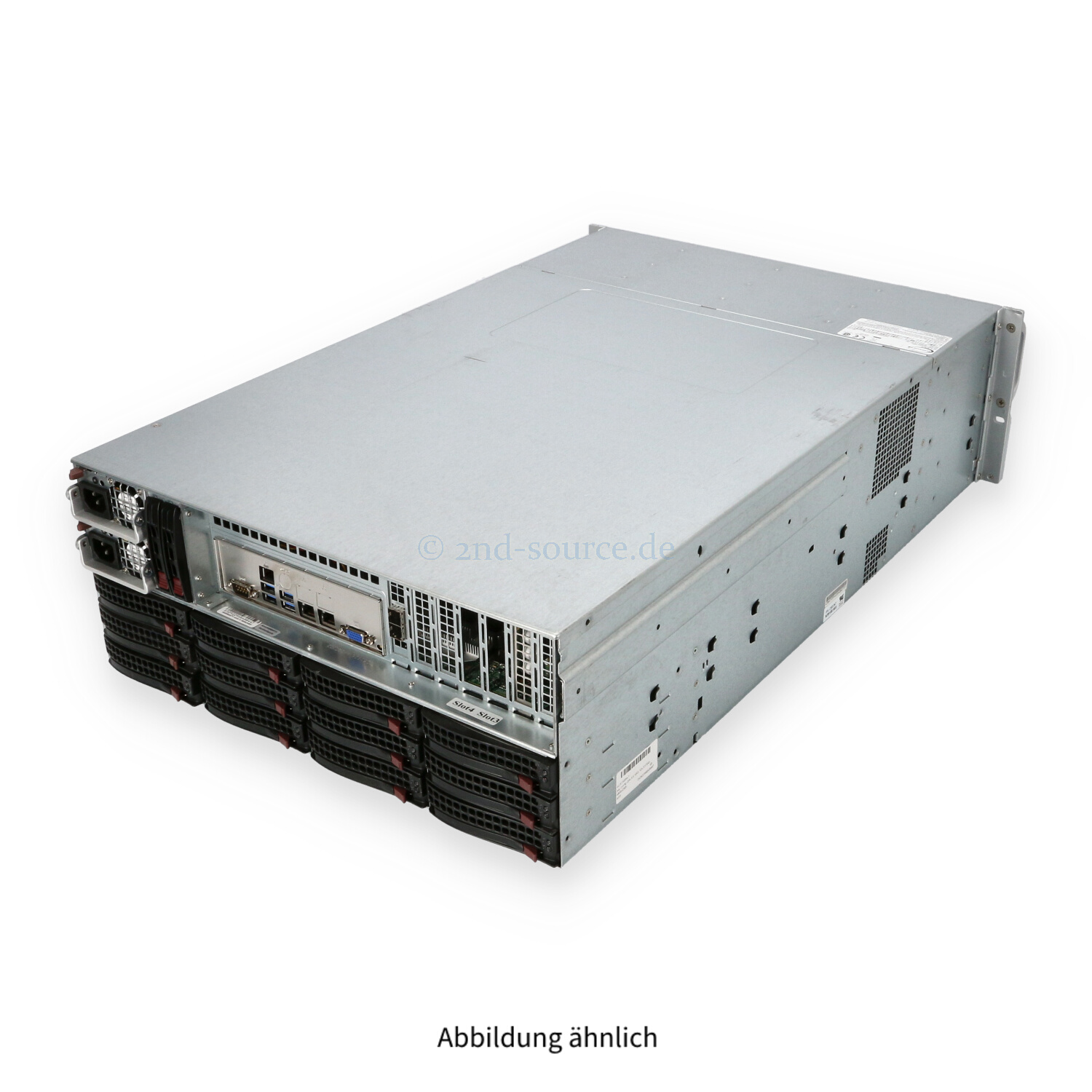 Supermicro SuperStorage 6049P-E1CR36L 36xLFF 2xSFF 2P Silver 4114 2.20GHz 10C 128GB 216TB 2x 1200W Supermicro SuperStorage 6049P-E1CR36L 36xLFF 2xSFF 2P Silver 4114 2.20GHz 10C 128GB 216TB 2x 1200W