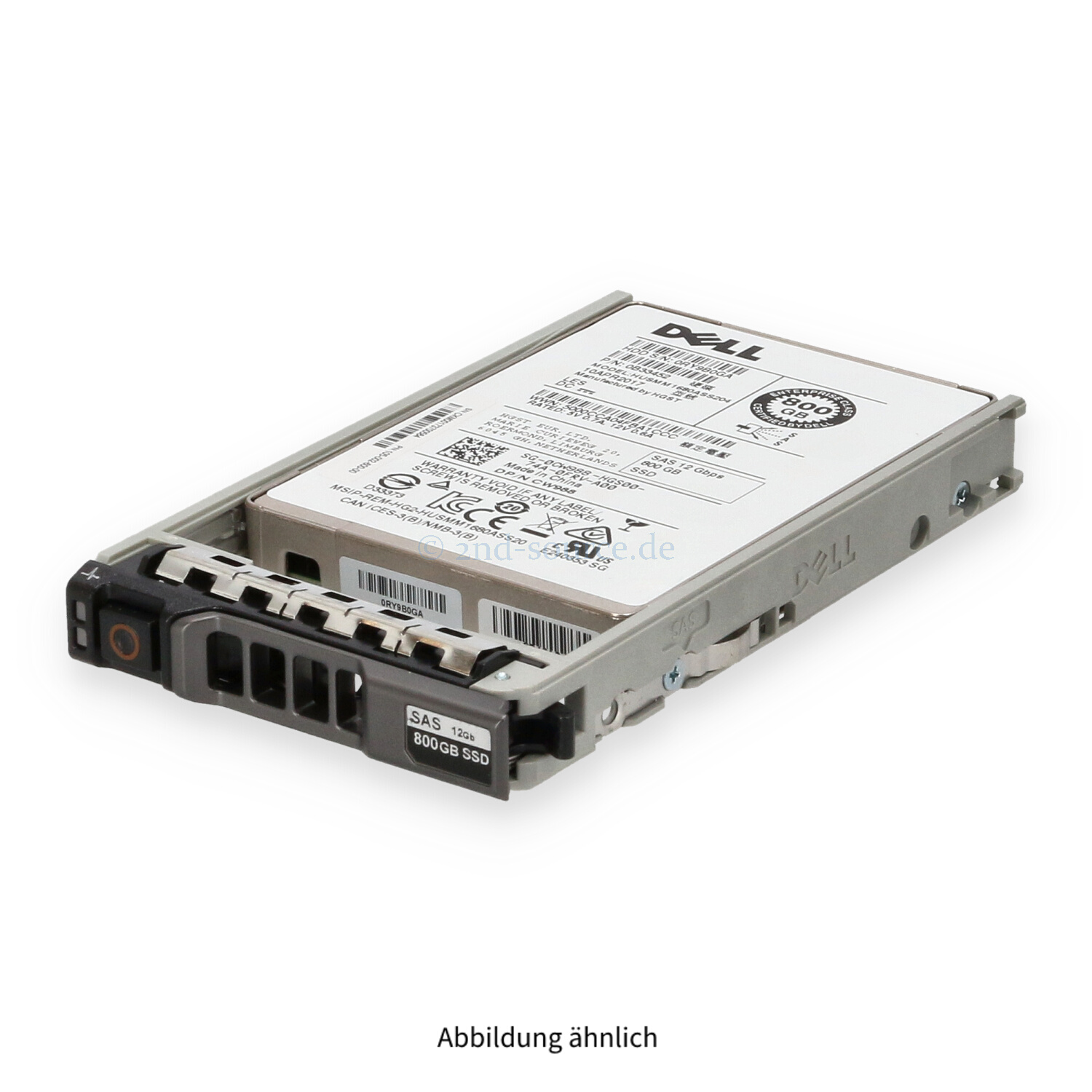 Dell 800GB SAS 12G SFF Write Intensive HotPlug SSD CW988 0CW988
