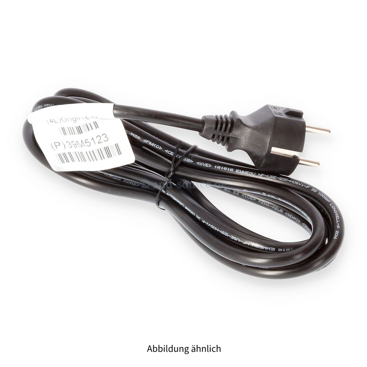 IBM 2.80m C13 to CEE7/7 Power Cable 39Y7917