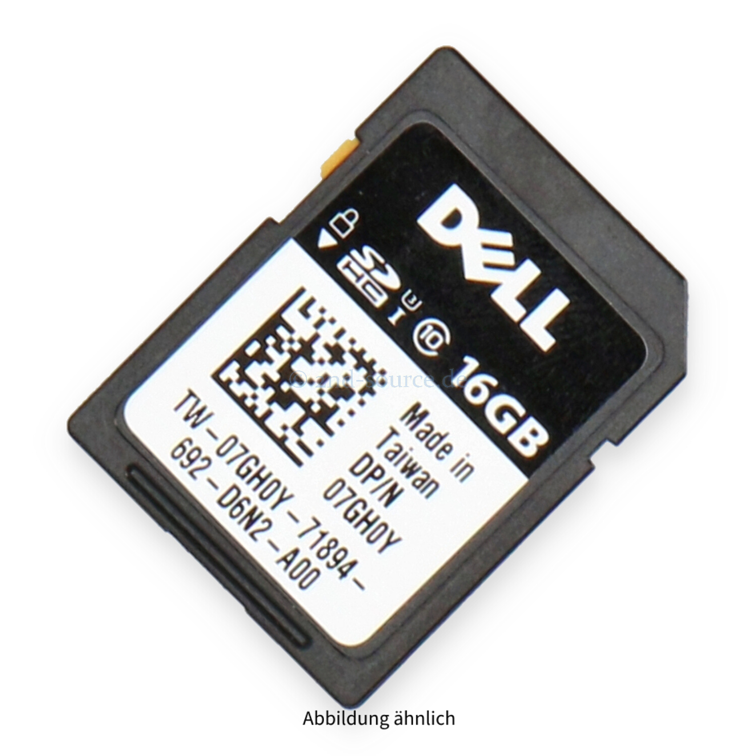 Dell 16GB iDRAC vFlash Class 10 SD Card Module 7GH0Y 07GH0Y