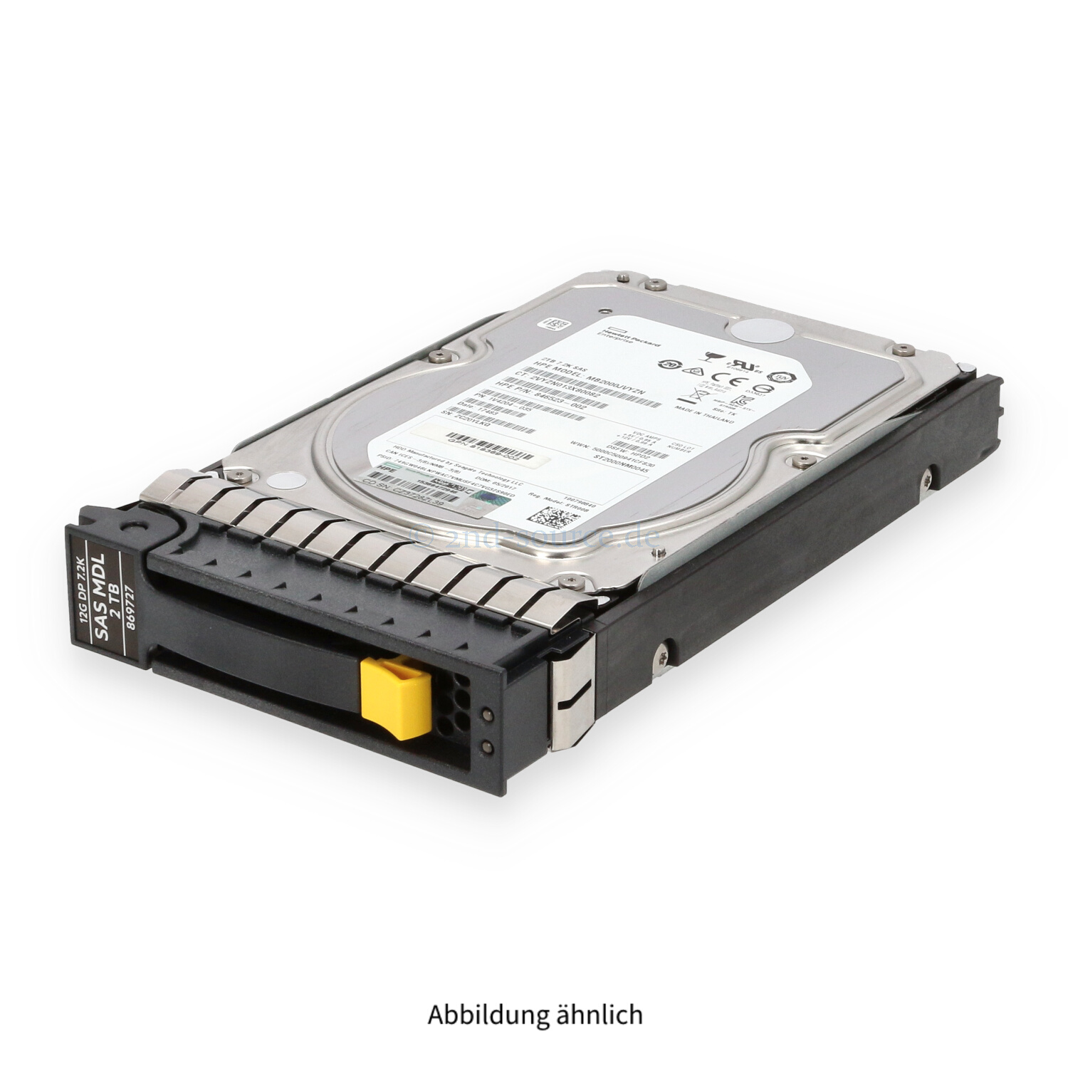 HPE 2TB 7.2k SAS 12G LFF HotPlug HDD 869727-001