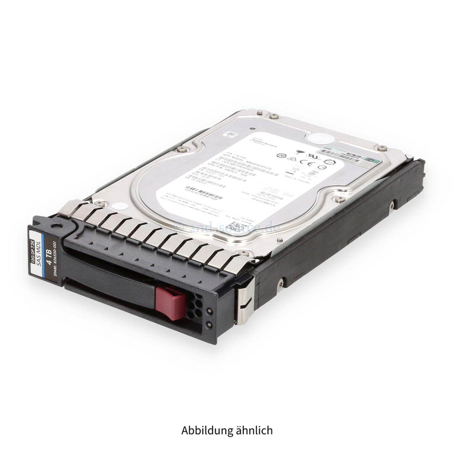 HPE 4TB 7.2k SAS 12G LFF Midline HotPlug HDD 826074-B21 826550-001