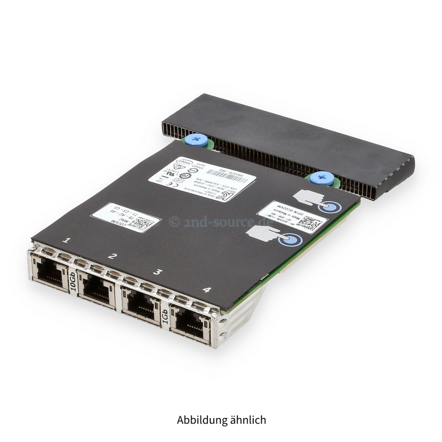 Dell Intel X550 I350 2x RJ-45 10GbE 2x RJ-45 1GbE Network Daughter Card CD2VM 0CD2VM Dell Intel X550 I350 2x RJ-45 10GbE 2x RJ-45 1GbE Network Daughter Card CD2VM 0CD2VM