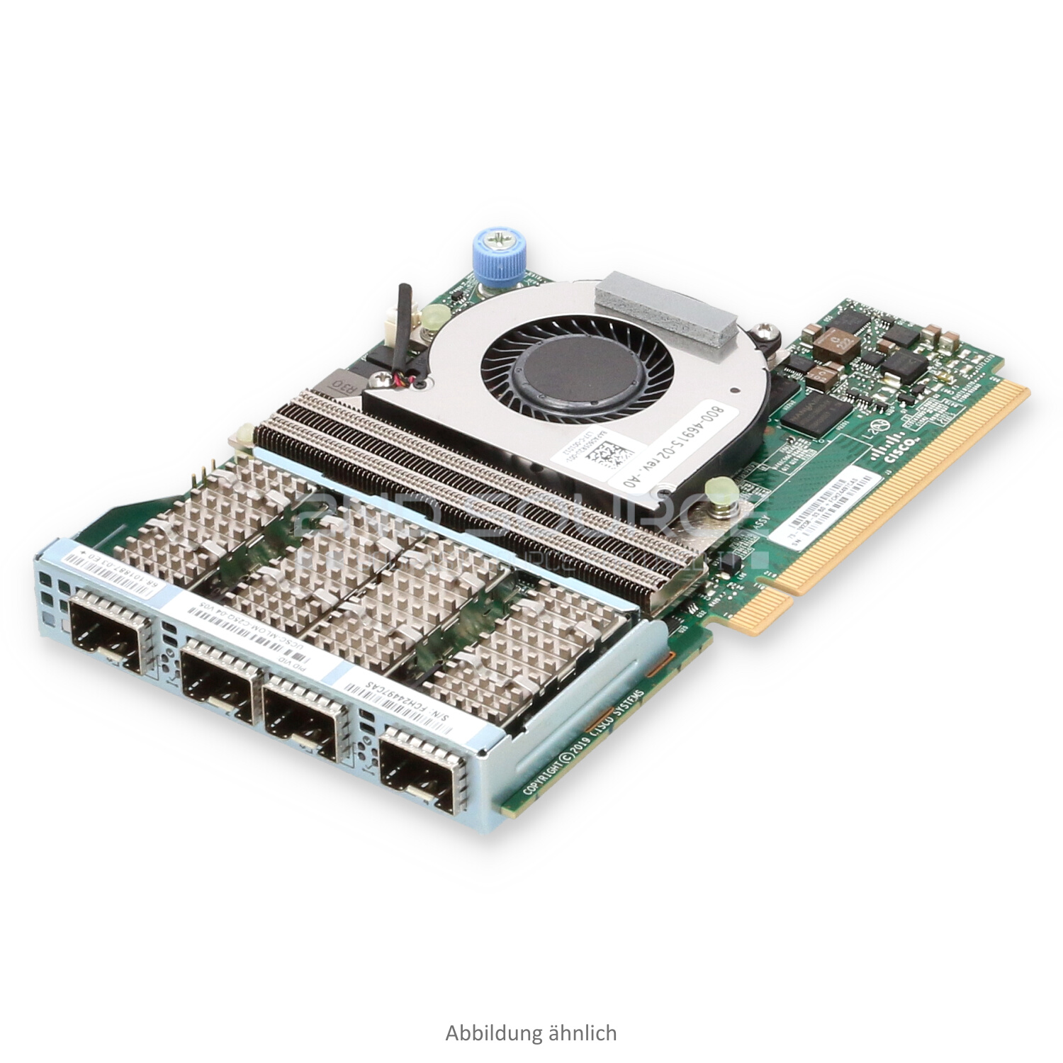 Cisco UCS VIC1457 4x SFP28 10/25GbE PCIe 3.0 x16 mLOM Server Ethernet Adapter UCSC-MLOM-C25Q-04 73-19238-03