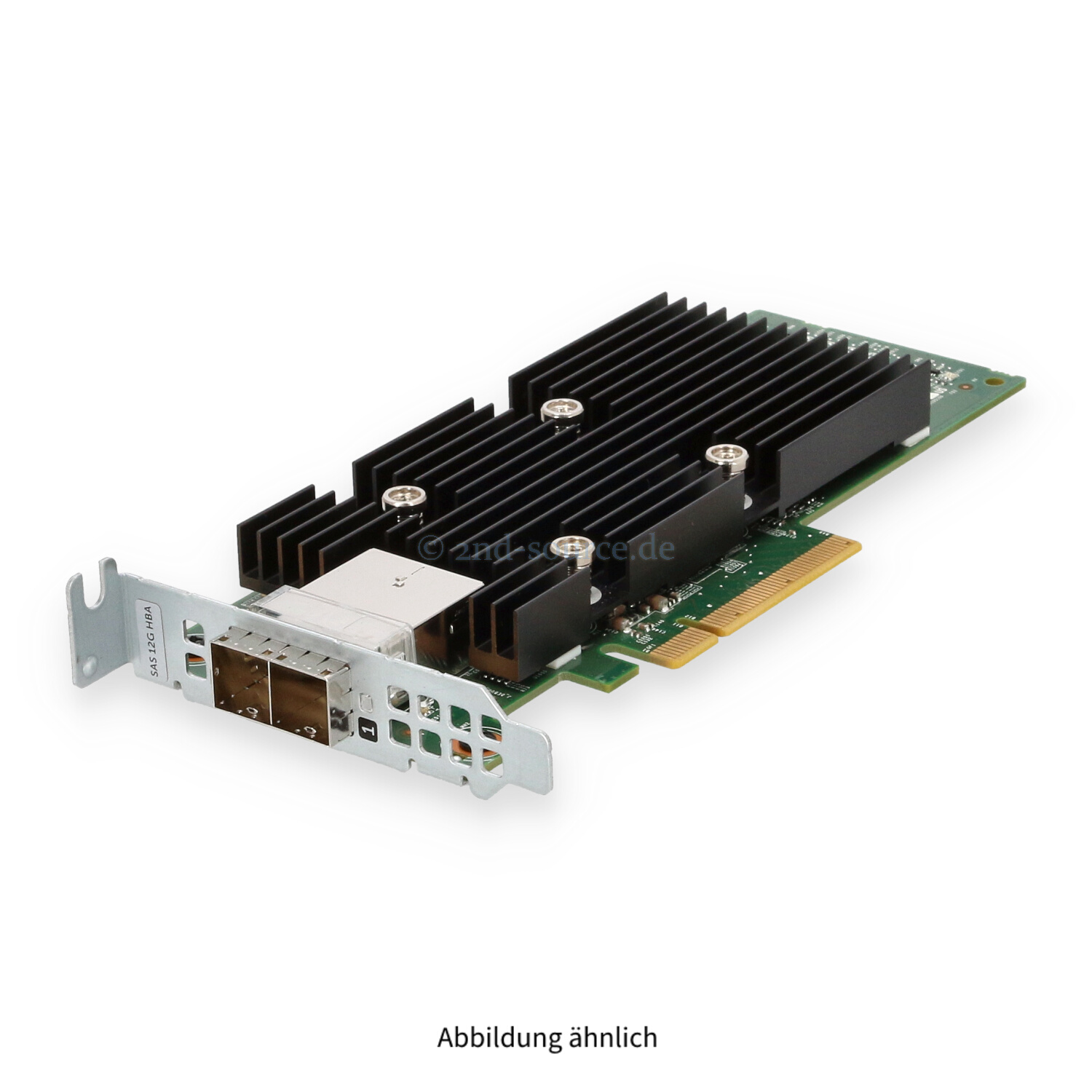 Dell 2x SFF-8644 12G SAS PCIe 3.0 x8 HBA Low Profile 1NNXD 01NNXD