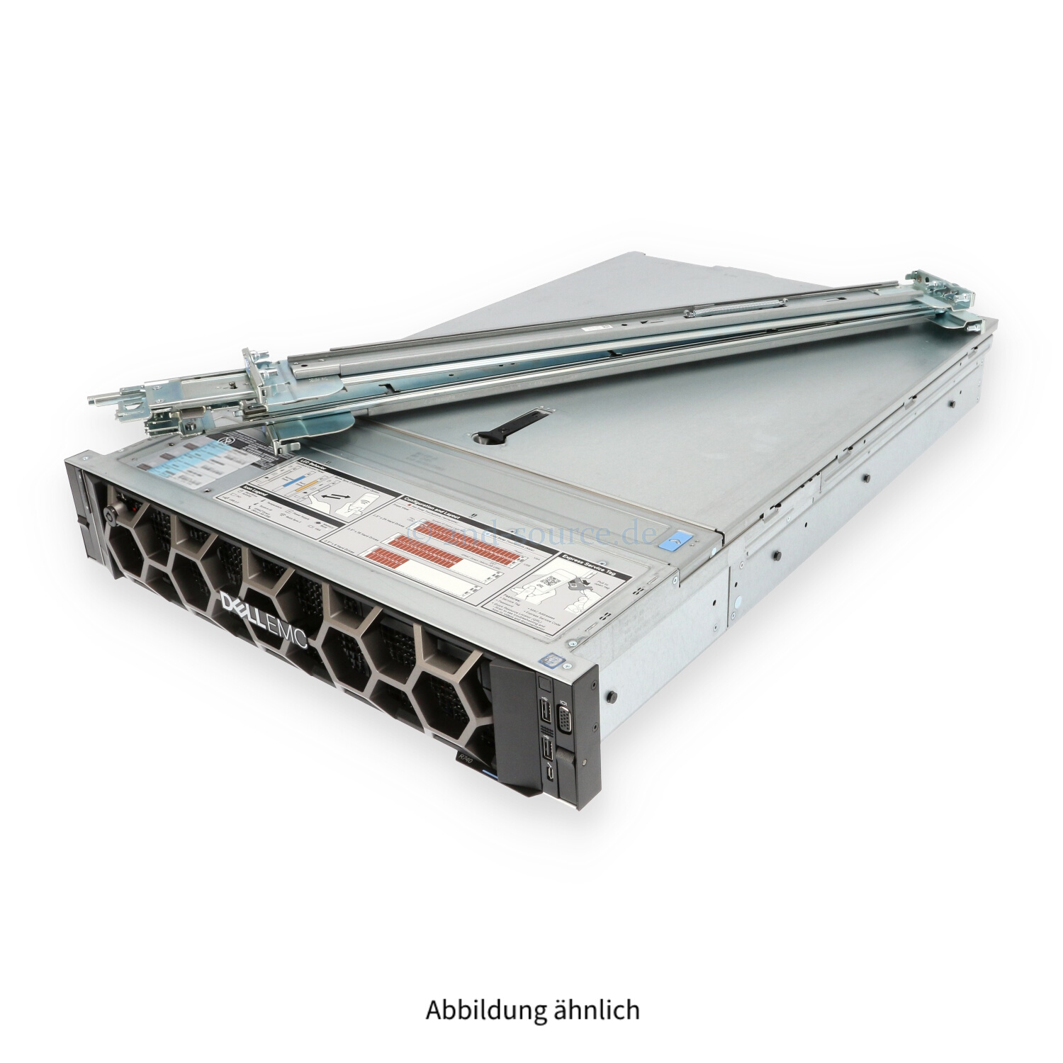 Dell R740 Diskless 1P Gold 6138 2.00GHz 20C 128GB 2x 240GB M.2 SSD QLE2662 2x RPS Rackkit WS2019