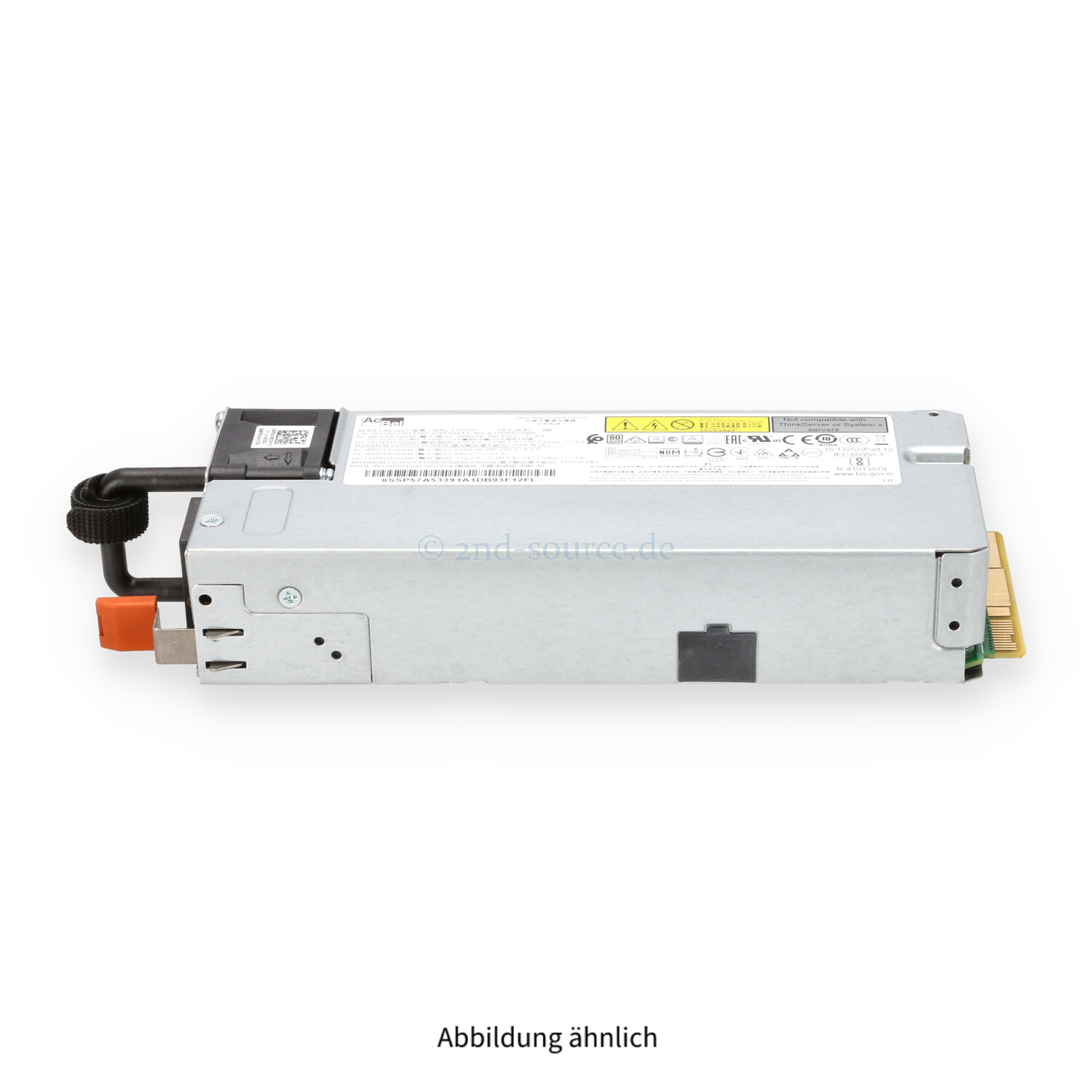 Lenovo Acbel 1100W HotPlug Power Supply 01PF504 Lenovo Acbel 1100W HotPlug Power Supply 01PF504