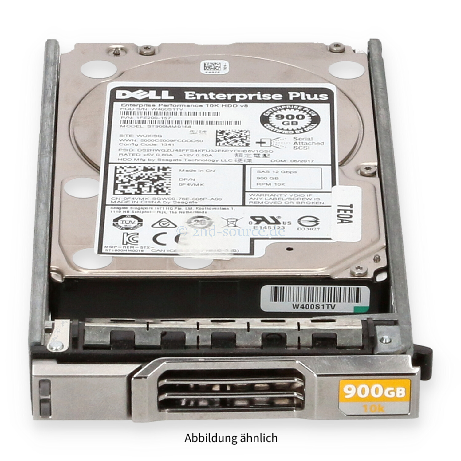 Dell 900GB 10k SAS 12G SFF HotPlug HDD F4VMK 0F4VMK