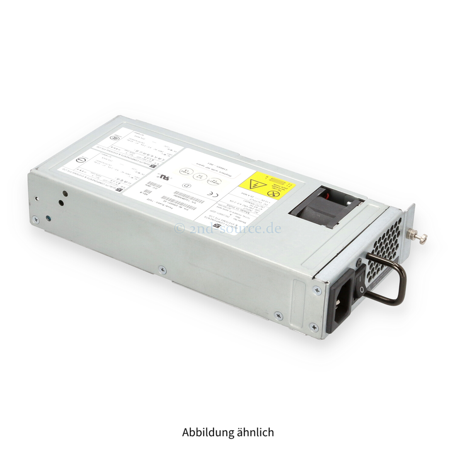 HPE Brocade 300W AC SAN Switch Power Supply 4/64 8/80 418665-001 60-0300031-02 HPE Brocade 300W AC SAN Switch Power Supply 4/64 8/80 418665-001 60-0300031-02