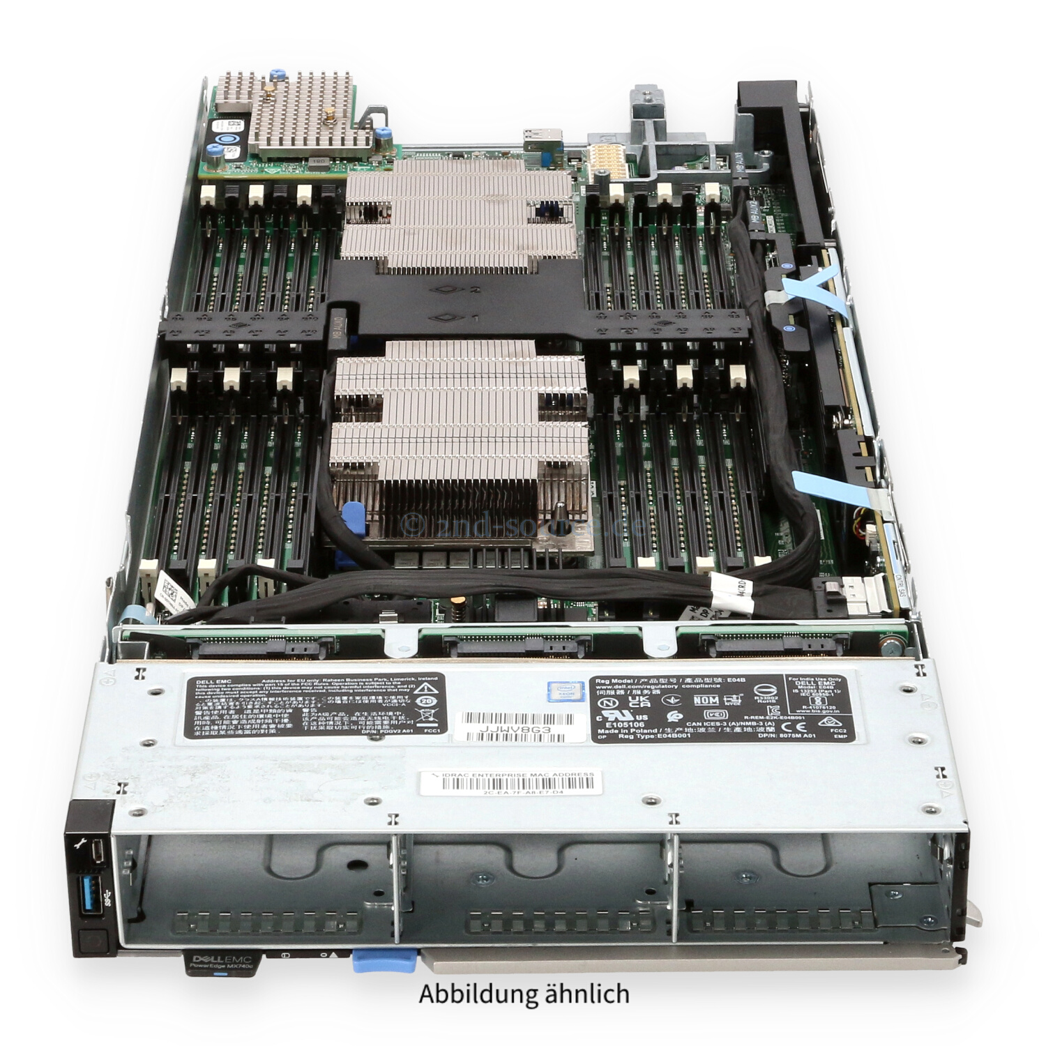 Dell PowerEdge MX740c 6x2.5'' SFF CTO inkl. 2xHeatsink H730p QL41262