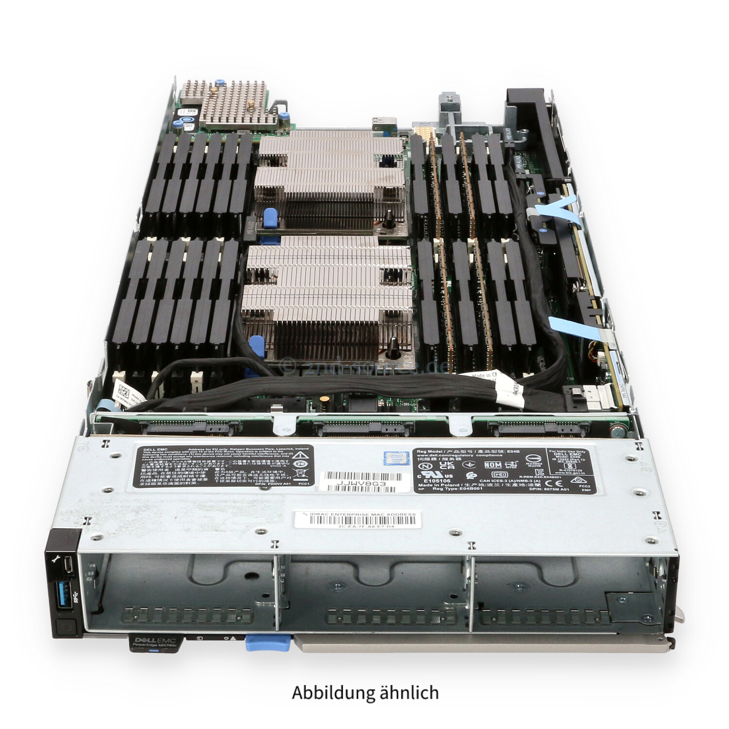 Dell MX740c 6xSFF 2P Silver 4108 1.80GHz 8C 128GB H730p QL41262