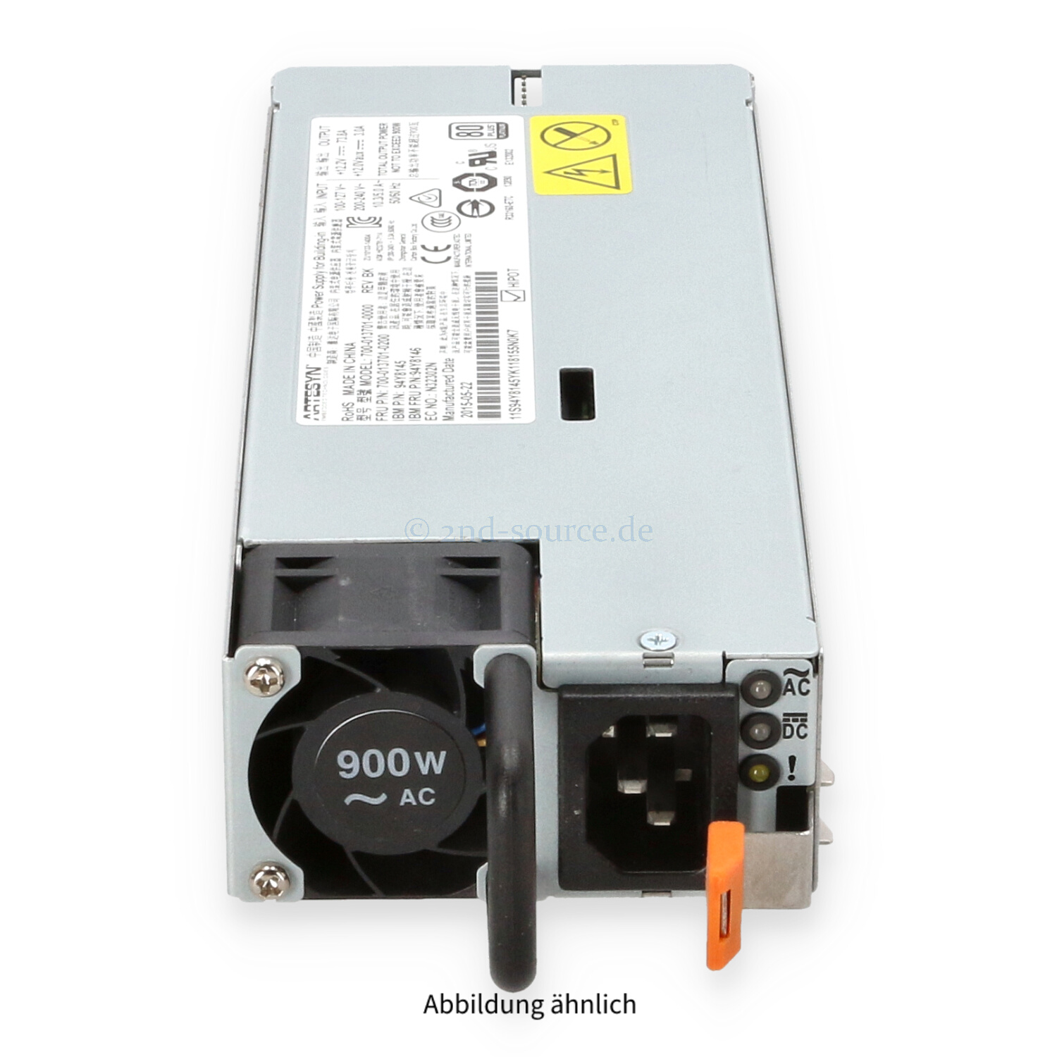 Lenovo 900W Artesyn HotPlug Power Supply 94Y8146 94Y8145