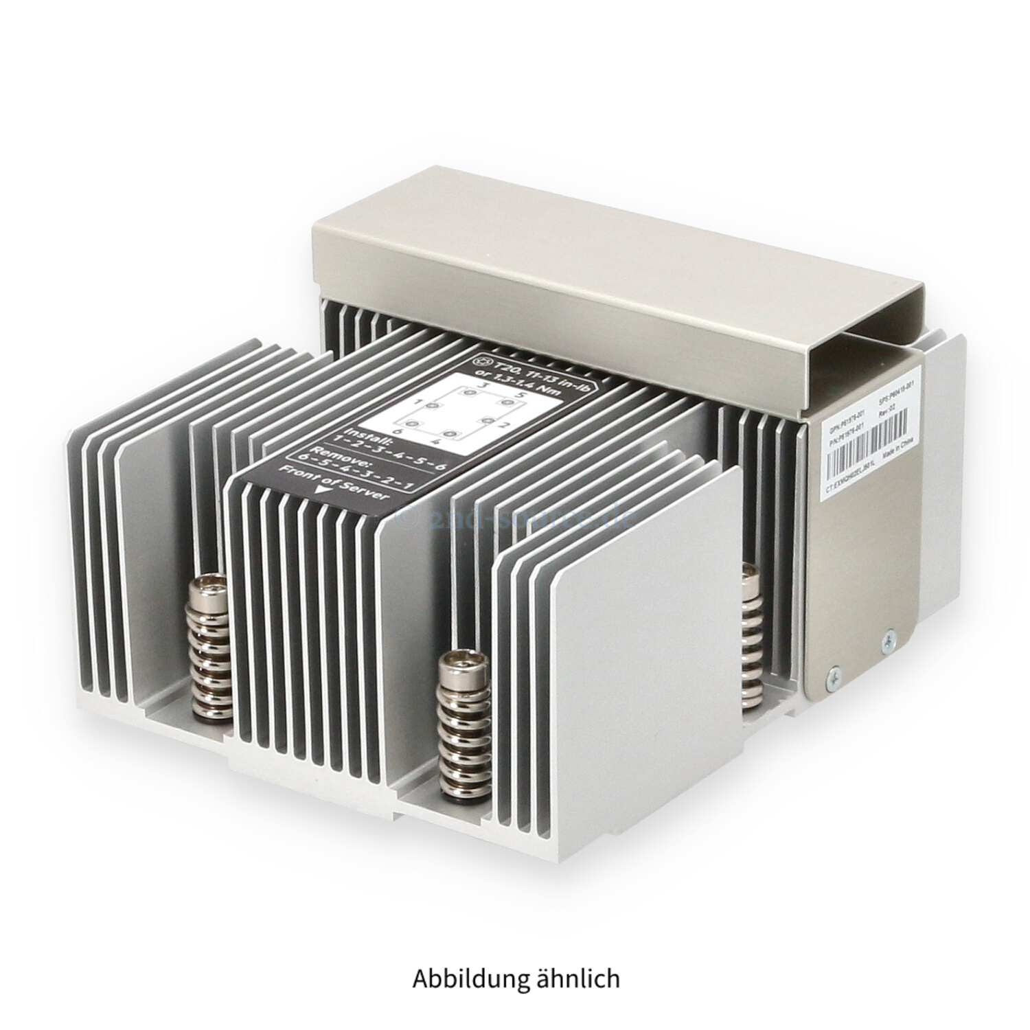 HPE 2U Standard Heatsink DL345/385 Gen11 P60415-001 HPE 2U Standard Heatsink DL345/385 Gen11 P60415-001