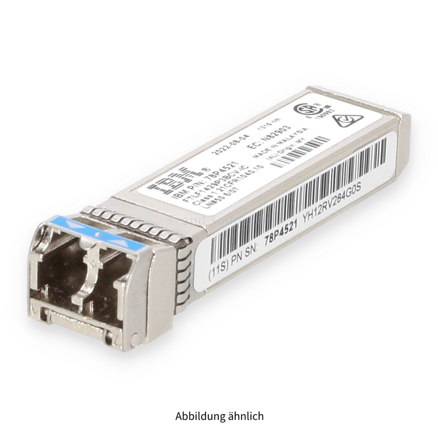 IBM 16GB SFP+ Long Wave Transceiver Module 78P4521 FTLF1429P3BCV-IC