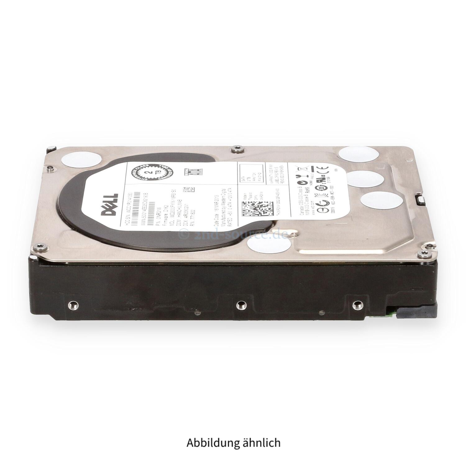 Dell 2TB 7.2k SATA 6G LFF HDD NRG1W 0NRG1W