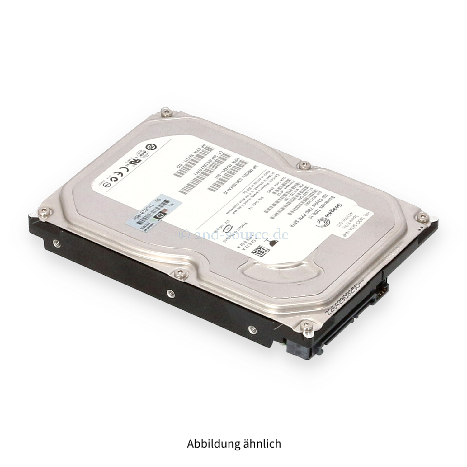 HPE 160GB 7.2k SATA 3G LFF HDD 458947-B21 483096-001