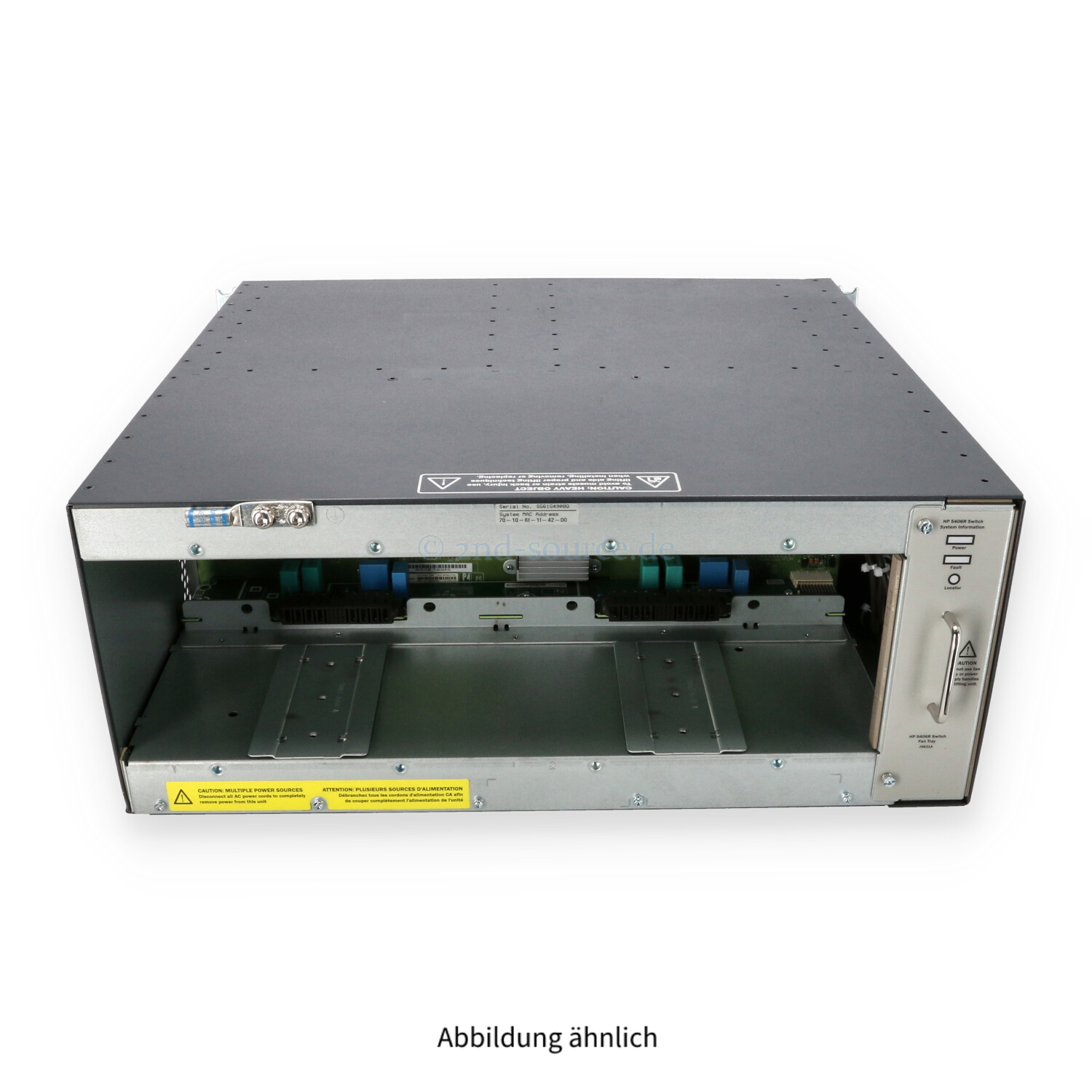 HPE ProCurve 5406R zl2 Switch Chassis J9850A J9850-61001 HPE ProCurve 5406R zl2 Switch Chassis J9850A J9850-61001