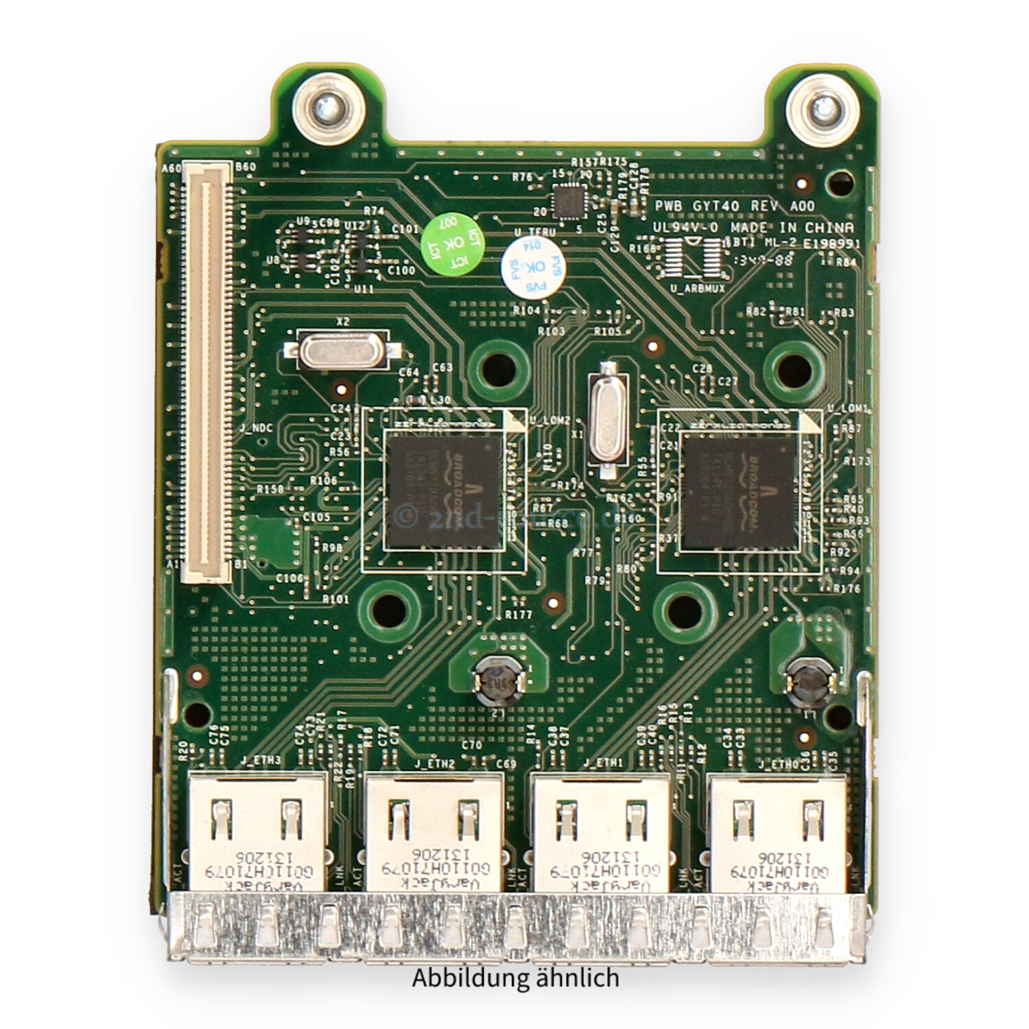 Dell Broadcom 5720 4x1000Base-T Network Daughter Card FM487 0FM487
