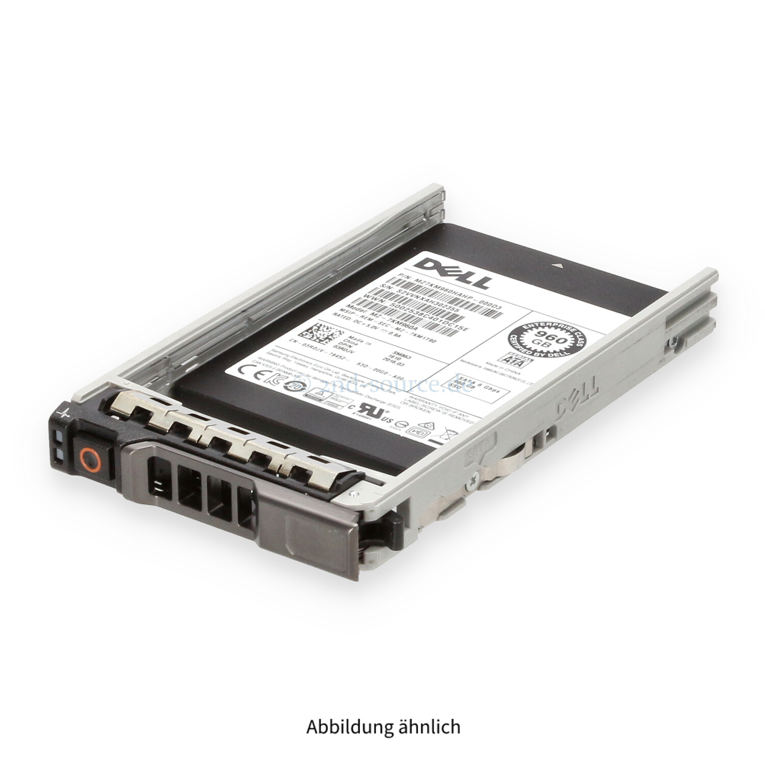 Dell 960GB SATA 6G SFF Mixed Use HotPlug SSD 3RDJV 03RDJV