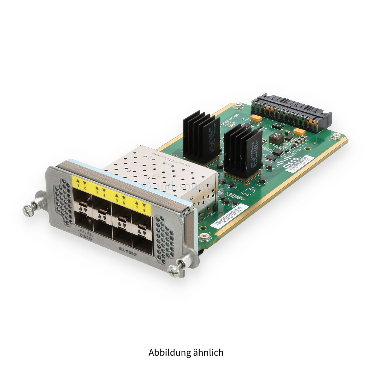 Cisco Nexus 8x10GBBase-T SFP+ Switch Module N2K-M2800P Cisco Nexus 8x10GBBase-T SFP+ Switch Module N2K-M2800P