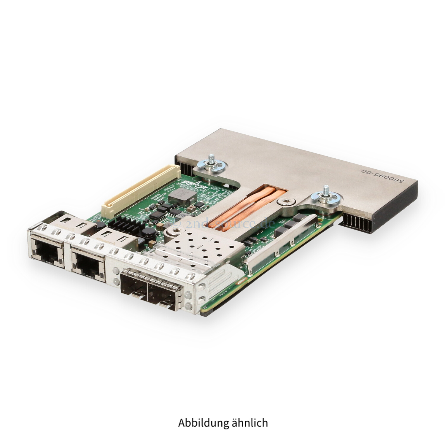Dell Broadcom 57412 5720 2x SFP+ 10GbE 2x RJ-45 1GbE Network Daughter Card NWMNX 0NWMNX Dell Broadcom 57412 5720 2x SFP+ 10GbE 2x RJ-45 1GbE Network Daughter Card NWMNX 0NWMNX
